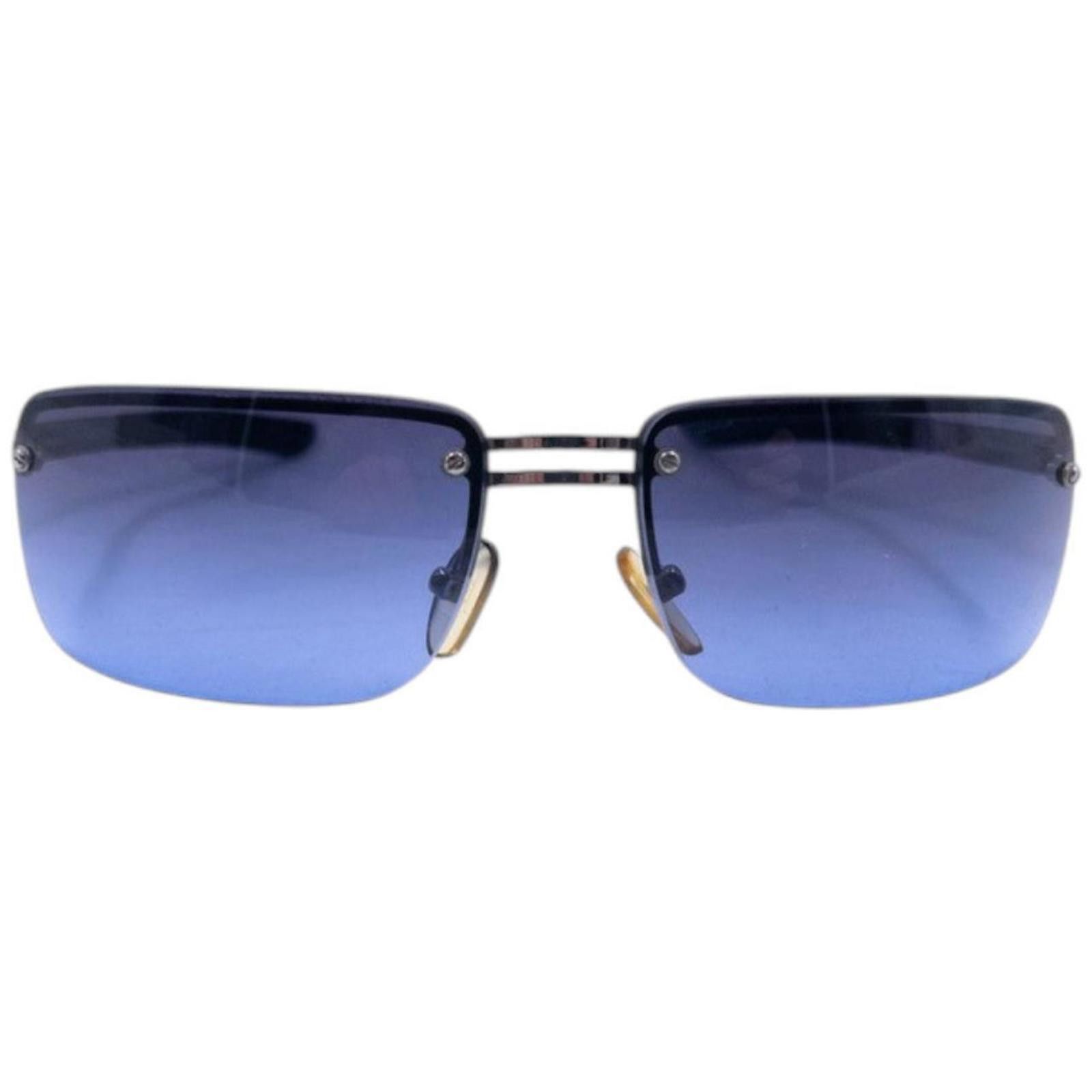 Burberry Vintage Burberry Nova Check Rimless Sunglasses Size ONE SIZE - 2 Thumbnail