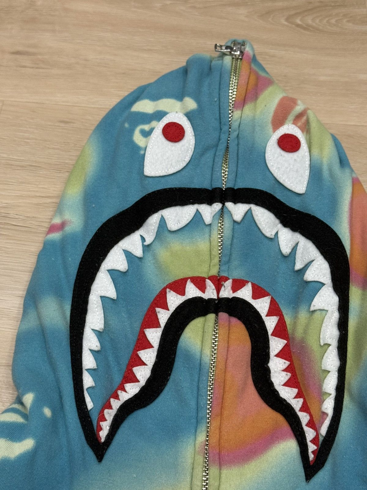 Bape Bape Liquid Camo Shark Full Zip Hoodie Size US L / EU 52-54 / 3 - 3 Thumbnail