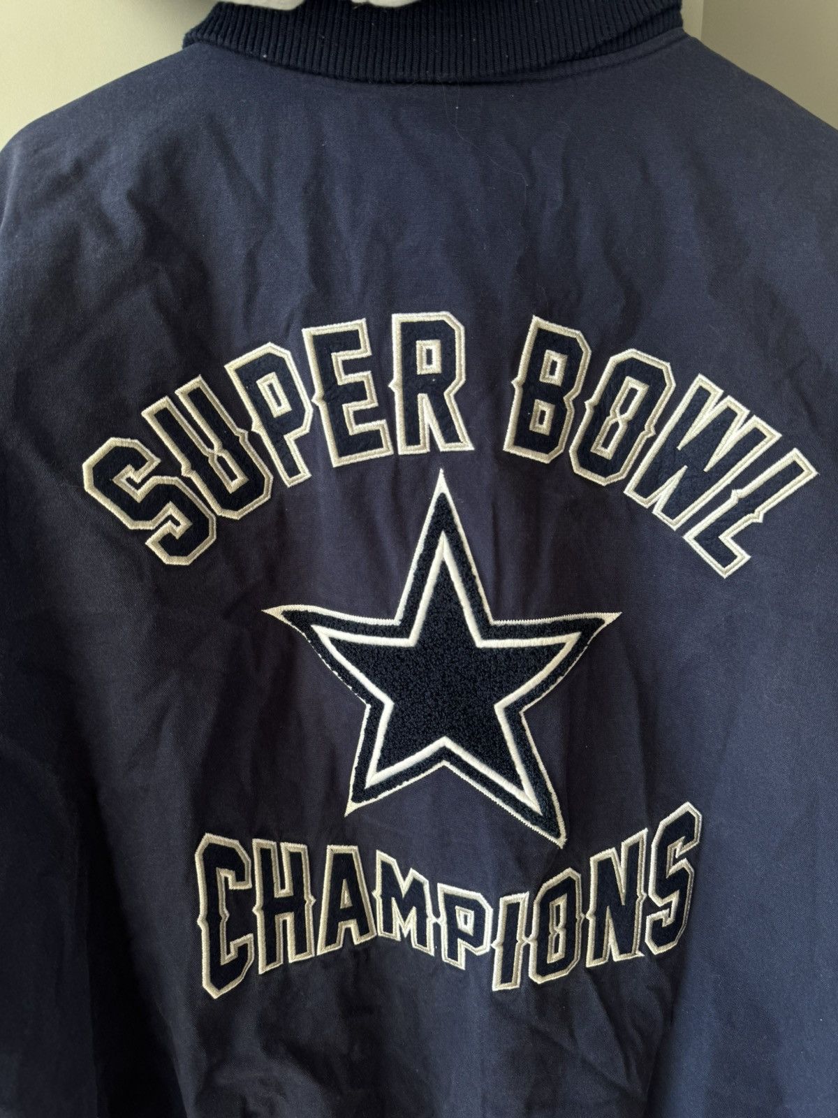 NFL Rare Super Bowl Champions Dallas Cowboys Jacket Size US L / EU 52-54 / 3 - 3 Thumbnail