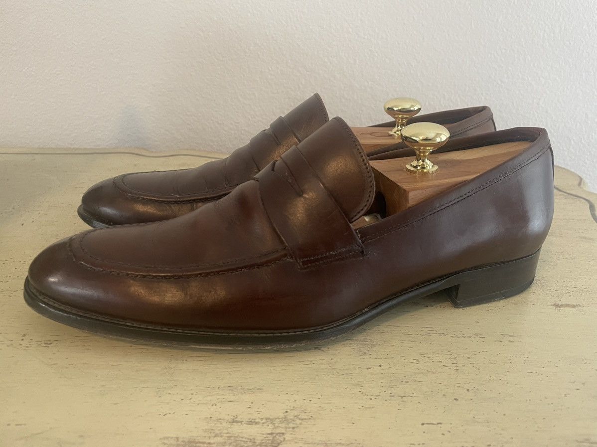 To Boot New York Tesoro Dark Brown Calf Slip On Size US 9.5 / EU 42-43 - 4 Thumbnail