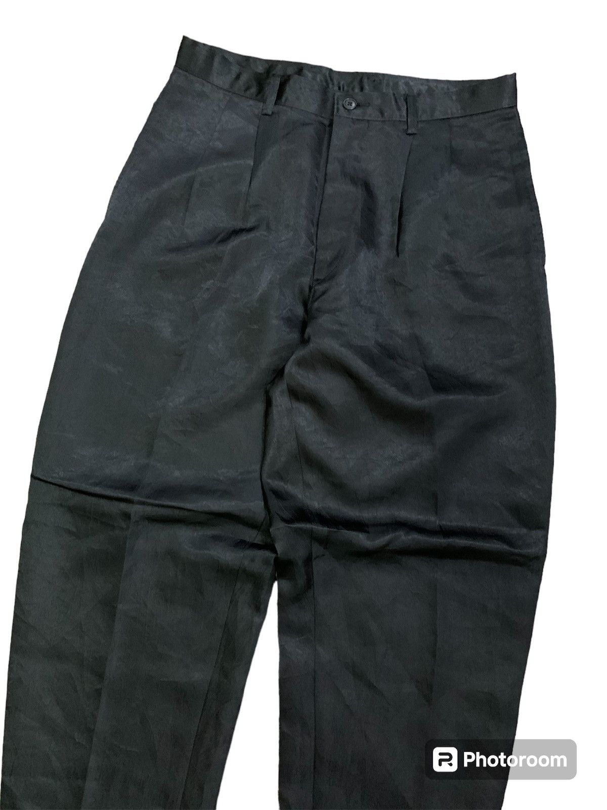 Yohji Yamamoto 💥Vintage Japanese Brand Slack Style Yohji Pant Size US 29 - 3 Thumbnail