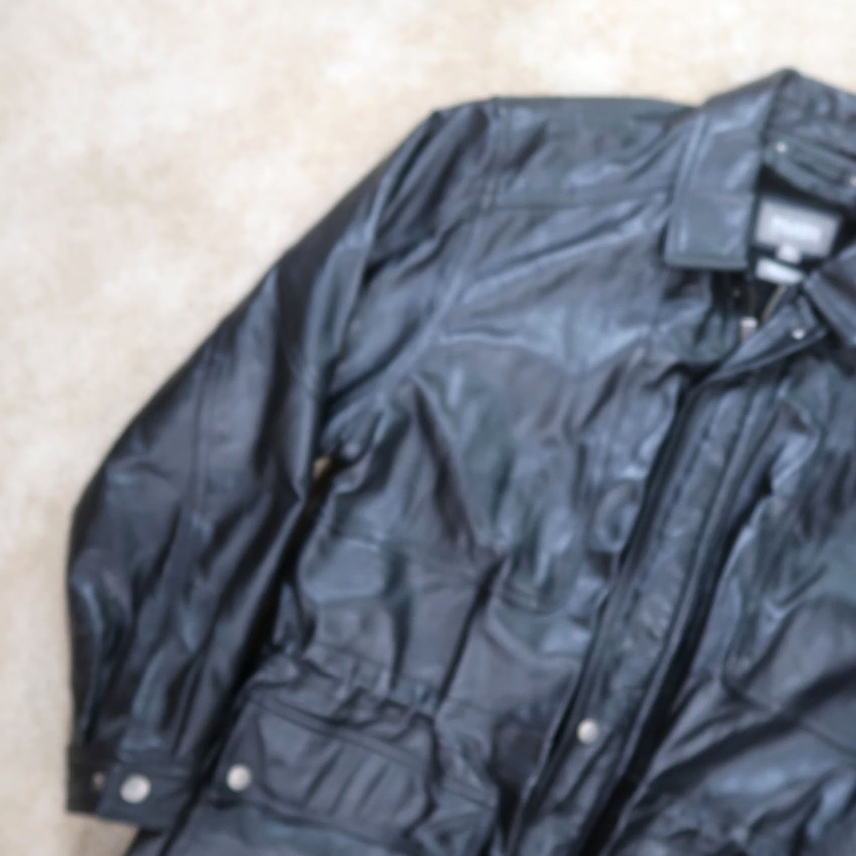 Vintage VINTAGE Wilsons Black Leather Jacket Men's XLT Full Zip Insulated Coat Size US XL / EU 56 / 4 - 2 Thumbnail