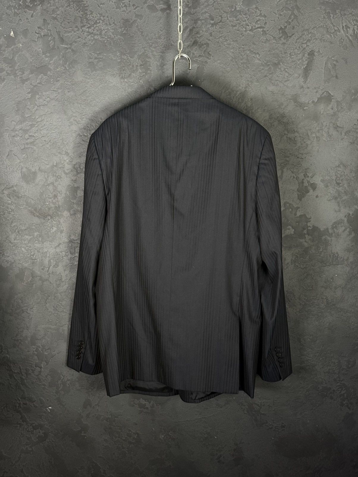Versace Versace Collection Classic Pinstripe Wool-Silk Suit / EU 58 Size 46R - 7 Thumbnail