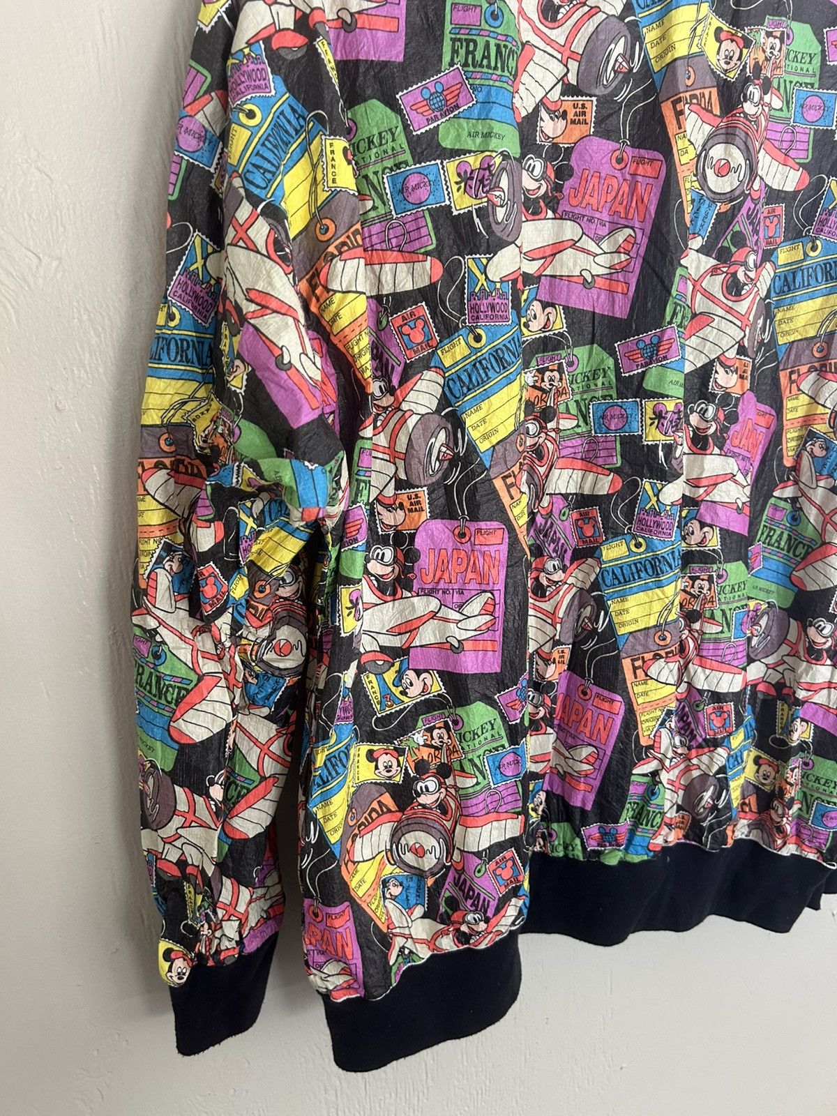 Mickey Mouse 90s Disney Mickey Mouse Air Mickey Flight Travel Windbreaker Size US M / EU 48-50 / 2 - 10 Thumbnail