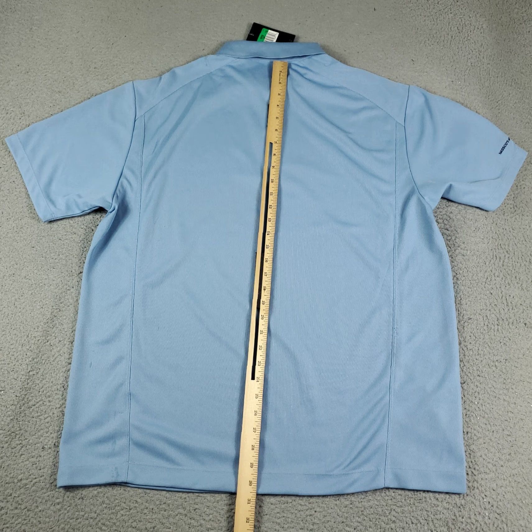 Nike Nike Polo Shirt Mens XL Blue Swoosh Dri-Fit Golf Casual Short Sleeve Polo Shirt Nike Golf Men XL Blue Size US XL / EU 56 / 4 - 4 Thumbnail
