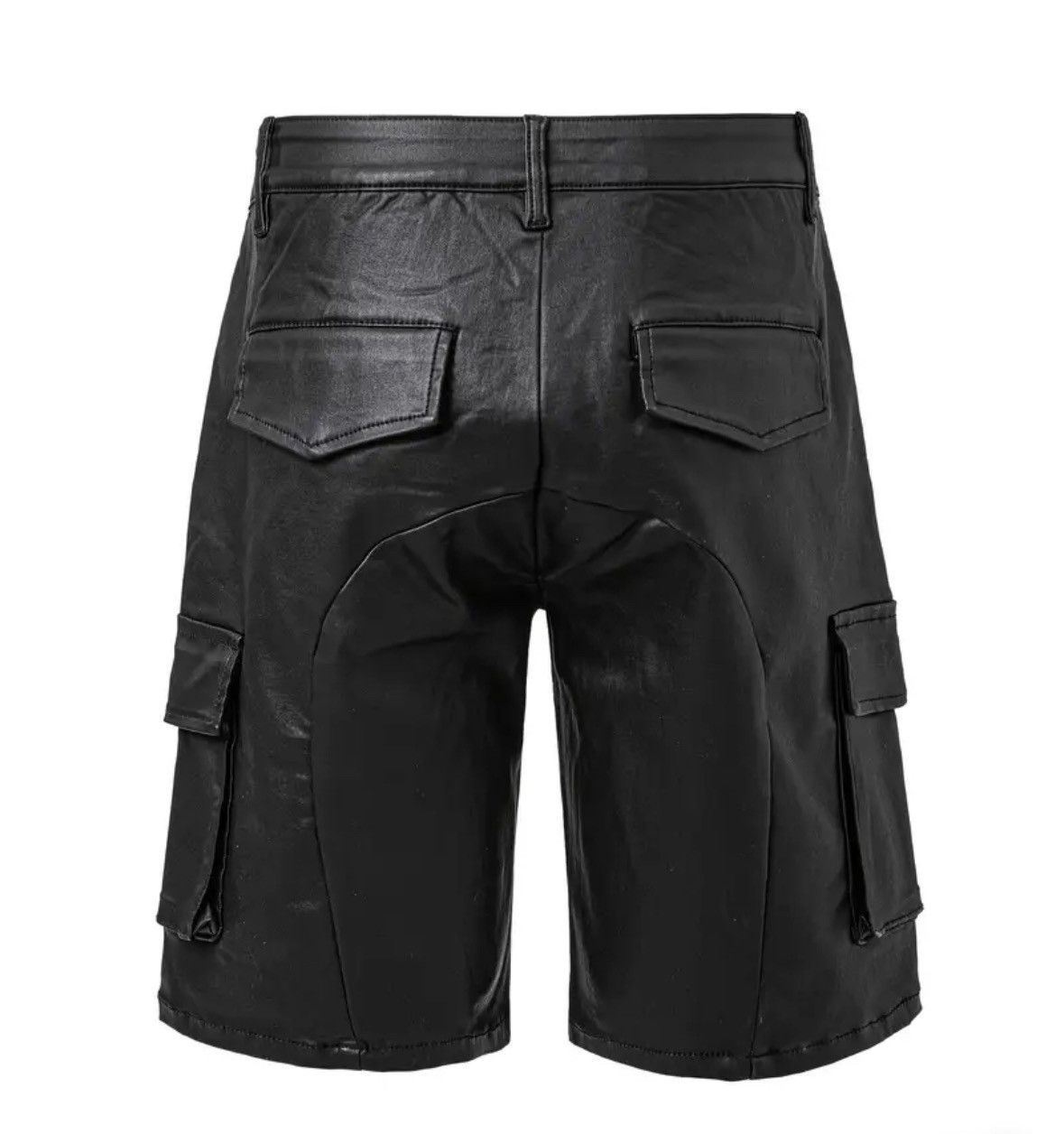 Other Black Coated Pants Size US 30 / EU 46 - 2 Thumbnail