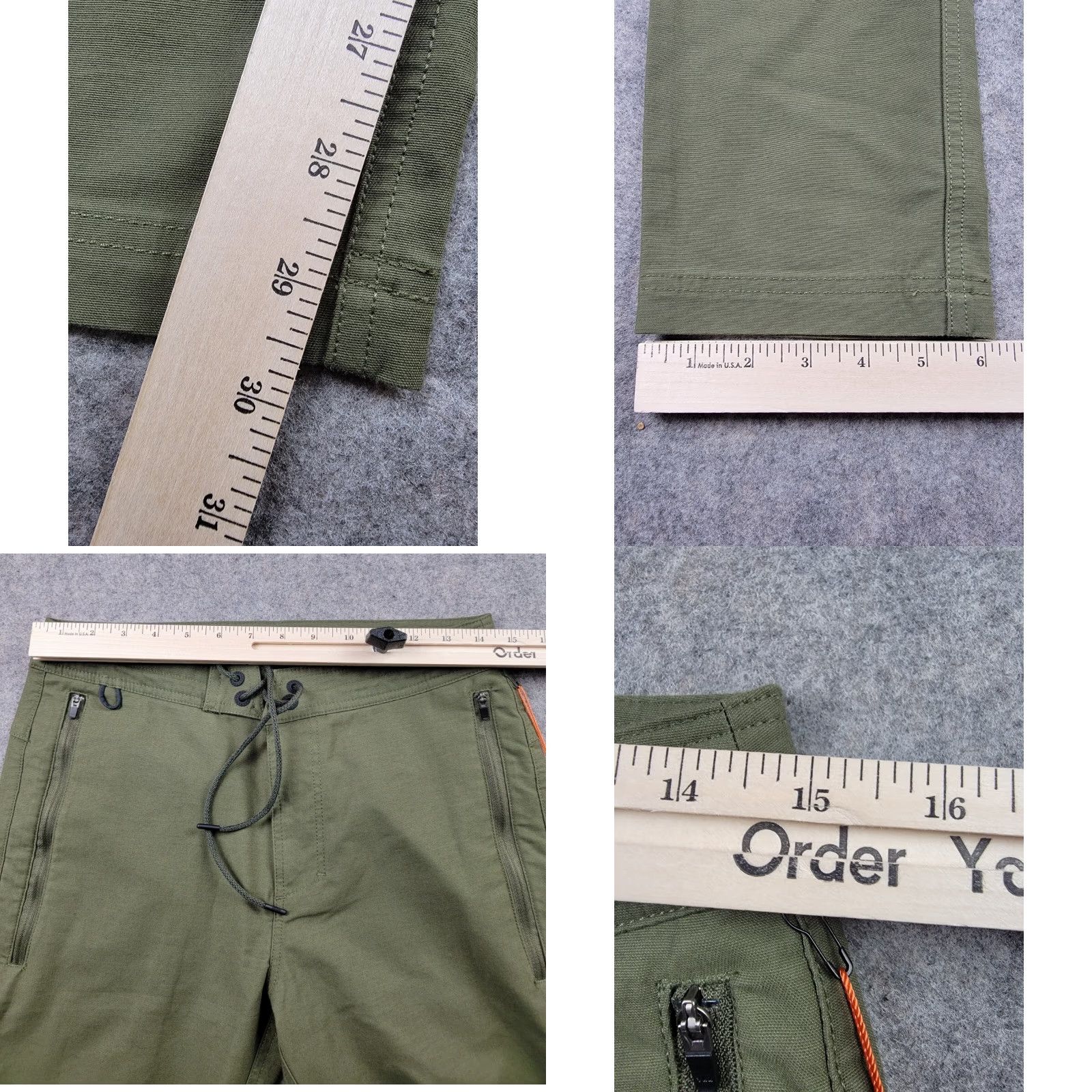 Roark Roark Layover 2.0 Traveler Utility Pant Mens 28 Green Slim Straight NWT Cotton Nylon Spandex Canvas Pockets 30 In Inseam Chino Front Flat Front Size US 28 / EU 44 - 11 Thumbnail