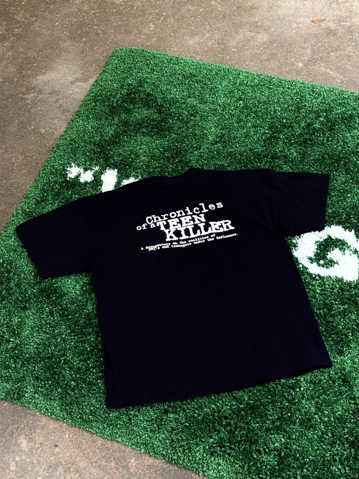 Gildan × Vintage RARE Chronicles Of a Teenage Killer Tee Black Sz. XL Size US XL / EU 56 / 4 - 3 Thumbnail