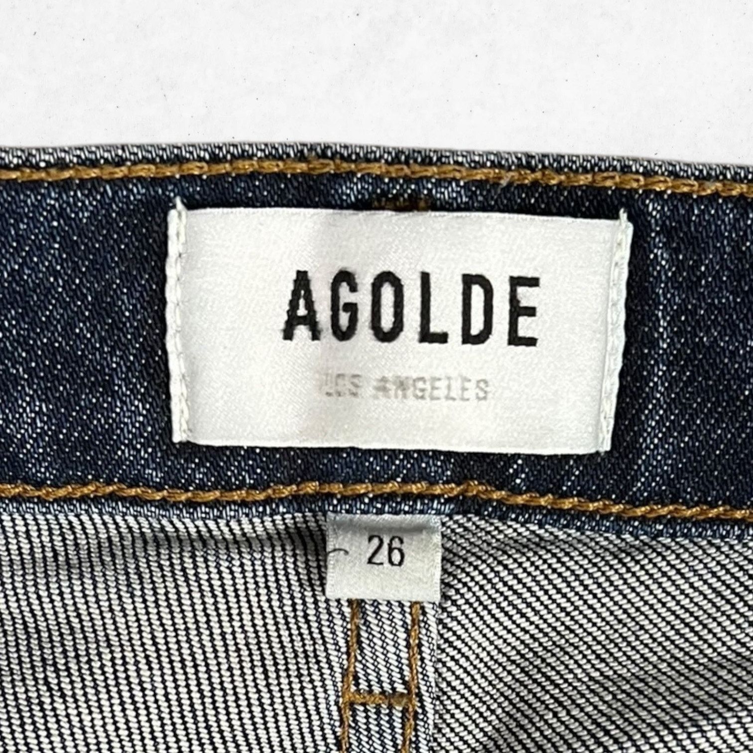 Agolde AGOLDE Nico High Rise Slim Fit Jeans Women's 26 Button Fly Size 26" / US 2 / IT 38 - 3 Thumbnail