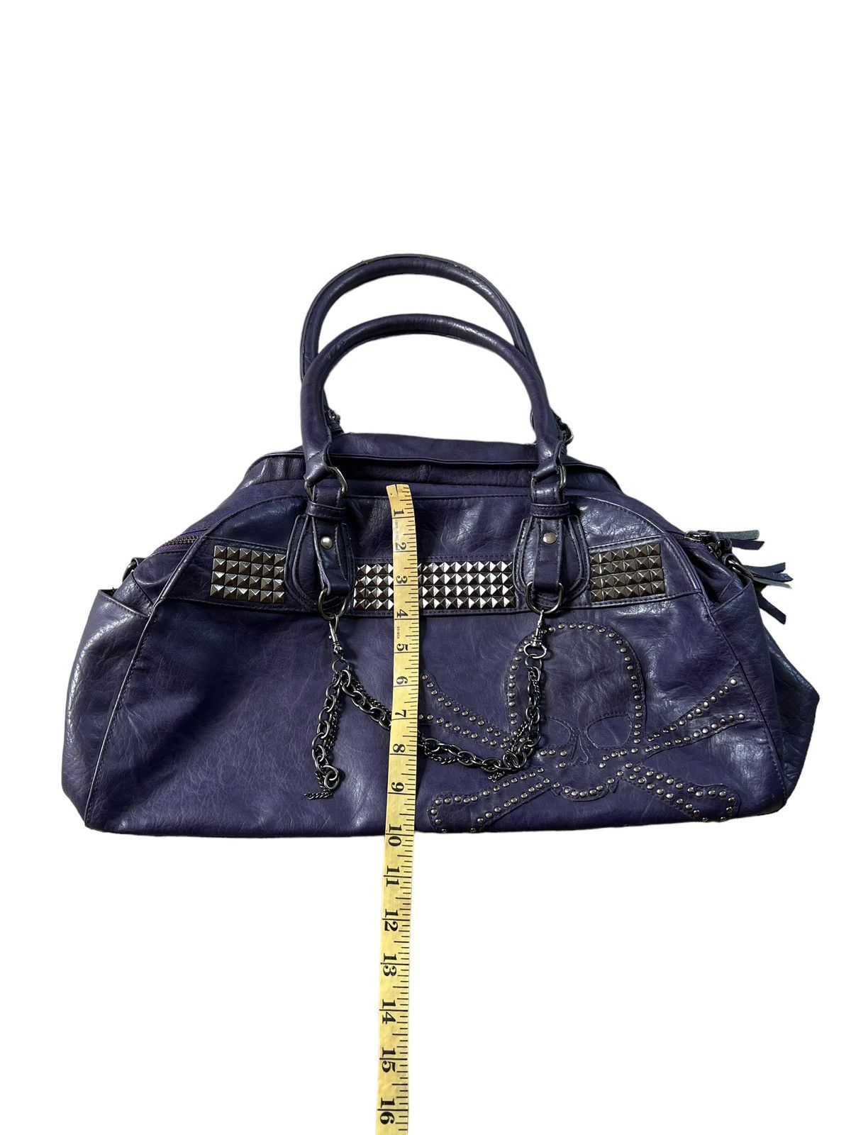 semanticdesign Semantic Design Studded Faux Leather Boston Bag Size ONE SIZE - 17 Thumbnail