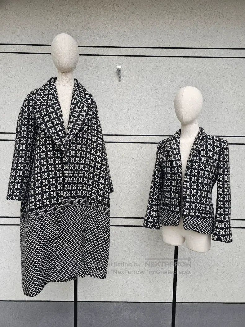 Haider Ackermann Haider Ackermann Showpiece Tweed Jacket Size XS / US 0-2 / IT 36-38 - 2 Thumbnail