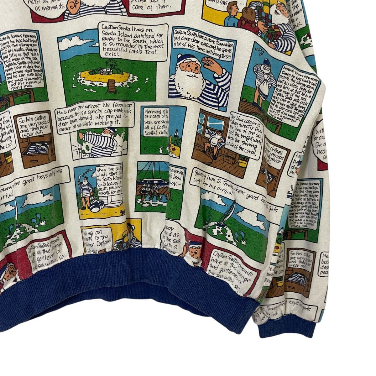 Cartoon Network Vintage 90s Captain Santa Club Sweatshirt Size US XL / EU 56 / 4 - 4 Thumbnail