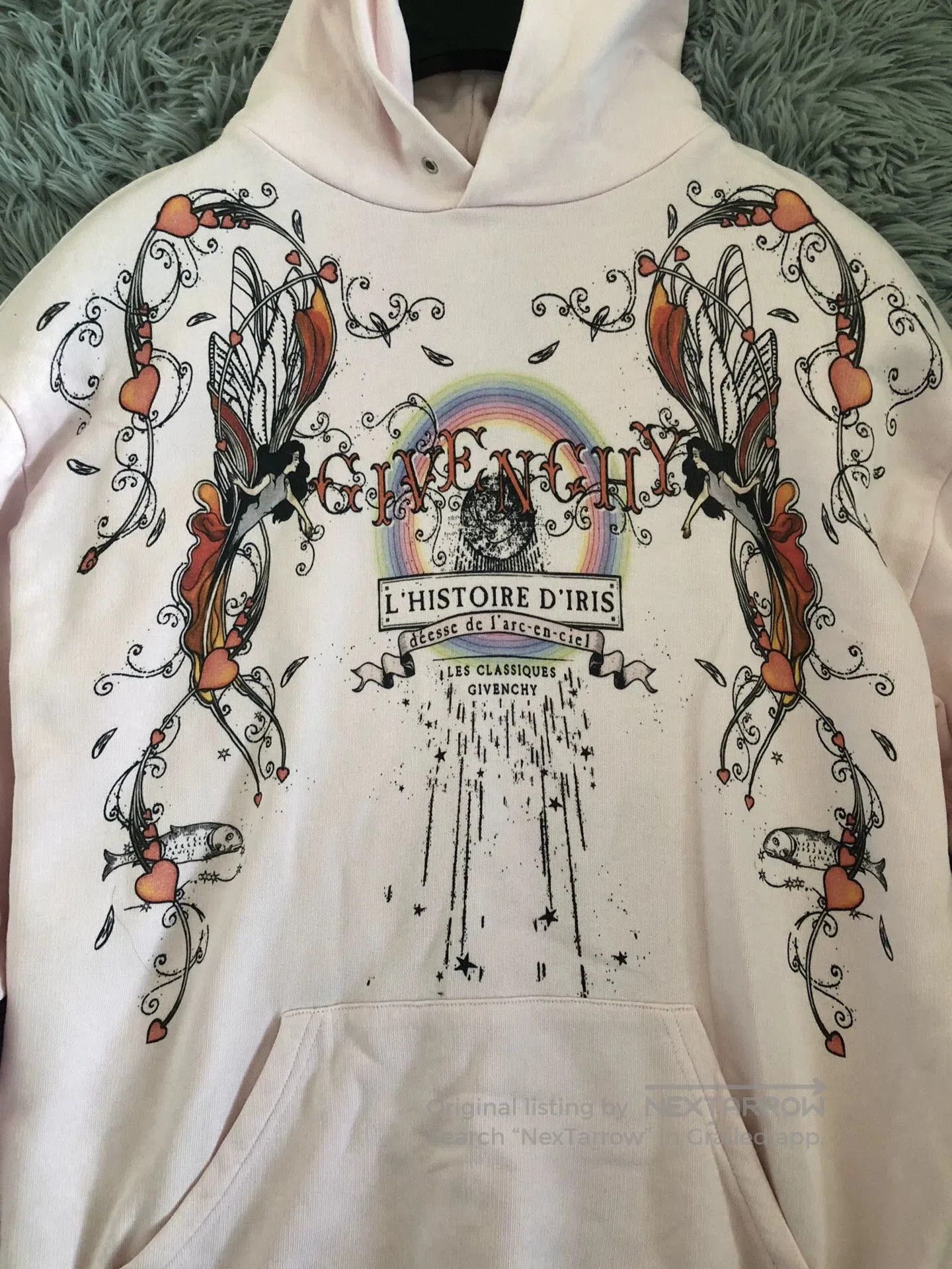 Givenchy Givenchy Angel Print Hoodie. Size M / US 6-8 / IT 42-44 - 2 Thumbnail