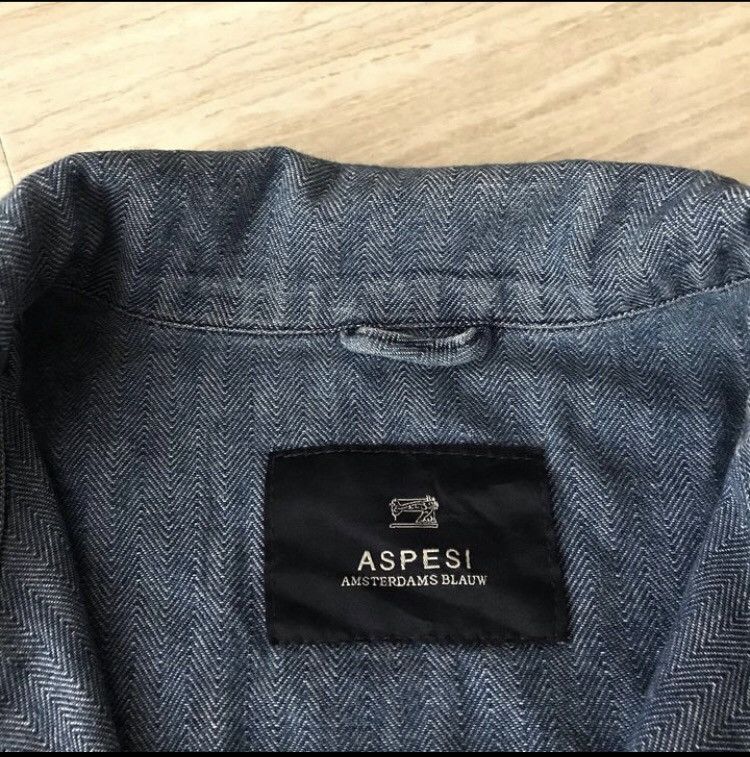 Aspesi Aspesi Spallater Herringbone Shirt Size US M / EU 48-50 / 2 - 7 Thumbnail