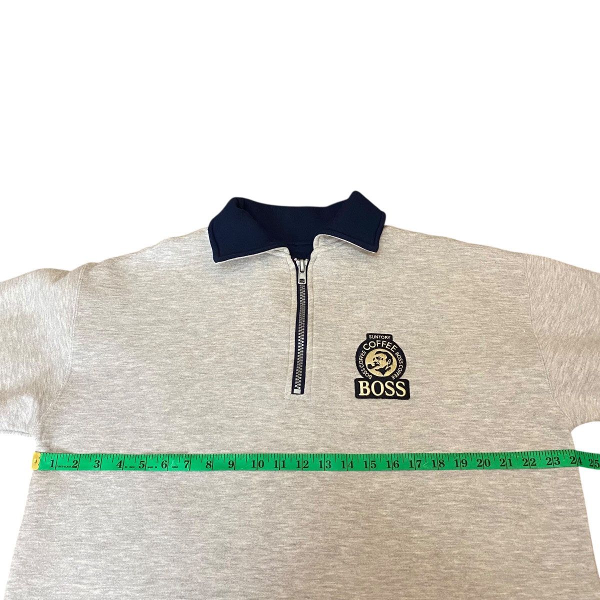 Vintage Vintage Suntory Coffee Boss Half Zip Pullover Sweatshirt Size US L / EU 52-54 / 3 - 12 Thumbnail