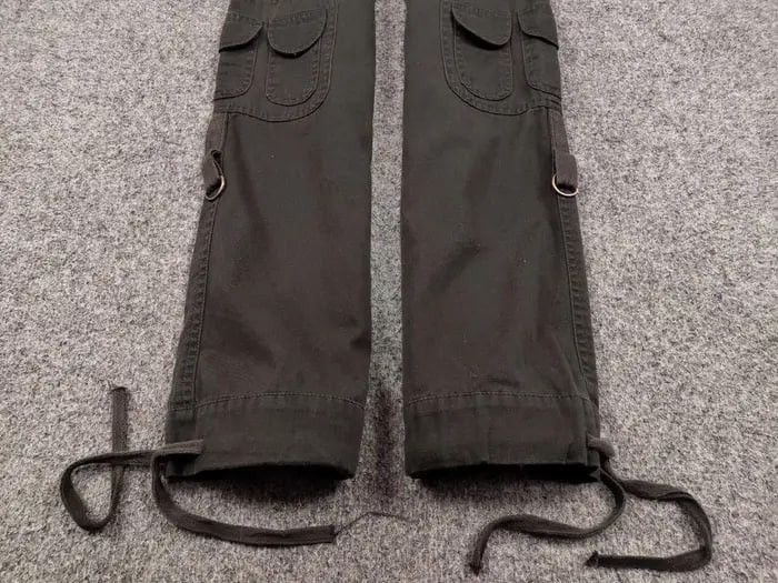 Japanese Brand Vintage 90's Japanese Baggy Multi Pocket Cargo pants Womens Size 32" / US 10 / IT 46 - 8 Thumbnail