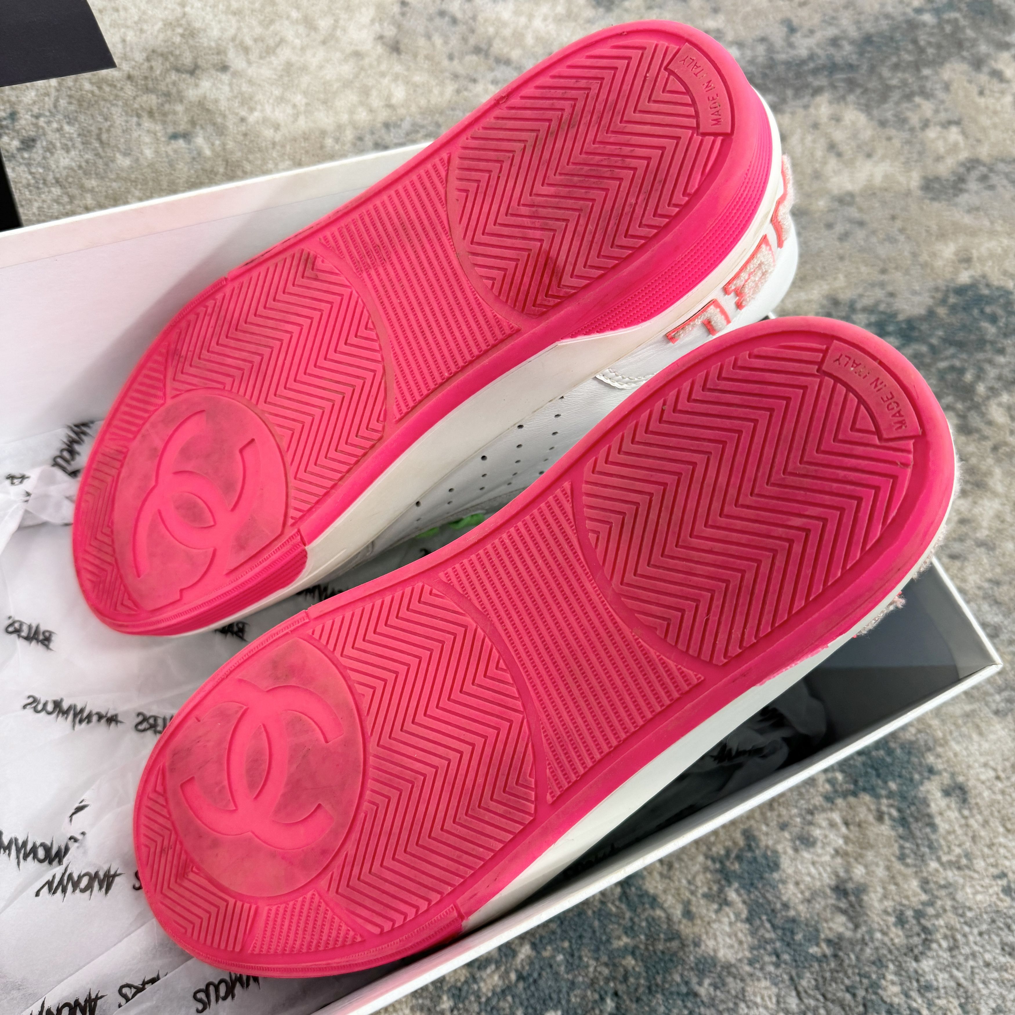 Chanel Chanel G35934 Trainers In White & Multi RRP £950 Size US 7.5 / EU 40-41 - 8 Thumbnail