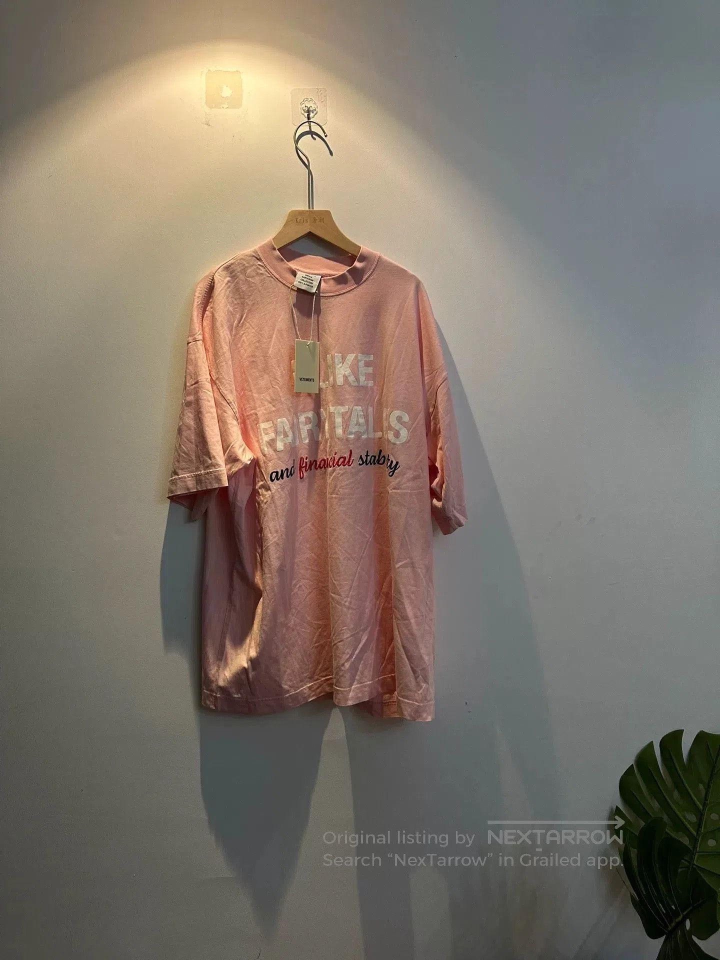 vetements logo short sleeve t.