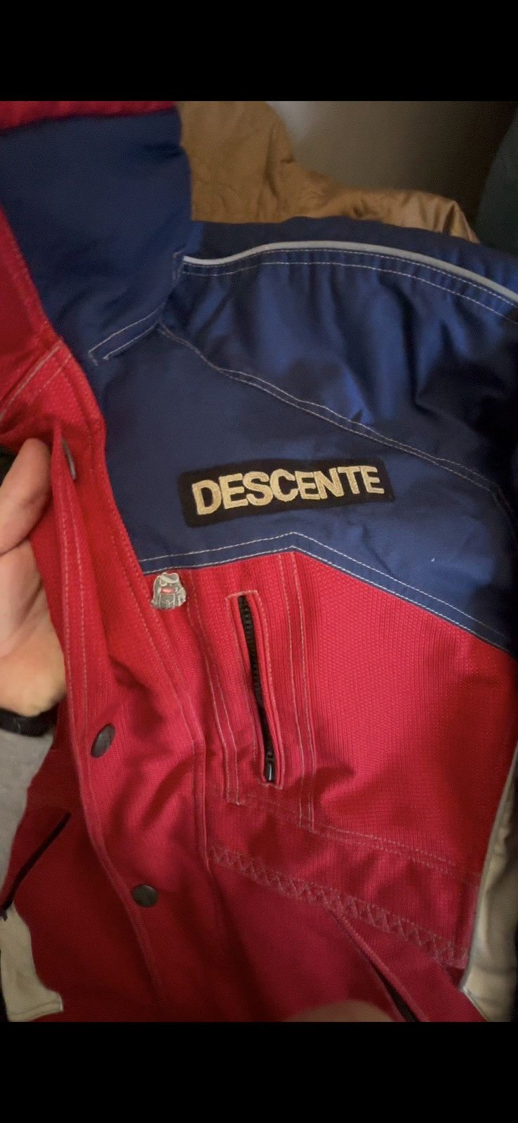 Descente DESCENTE SKI JACKET 90s GOOGLE POCKET DERMIZAX MEMBRANE Size US L / EU 52-54 / 3 - 5 Thumbnail