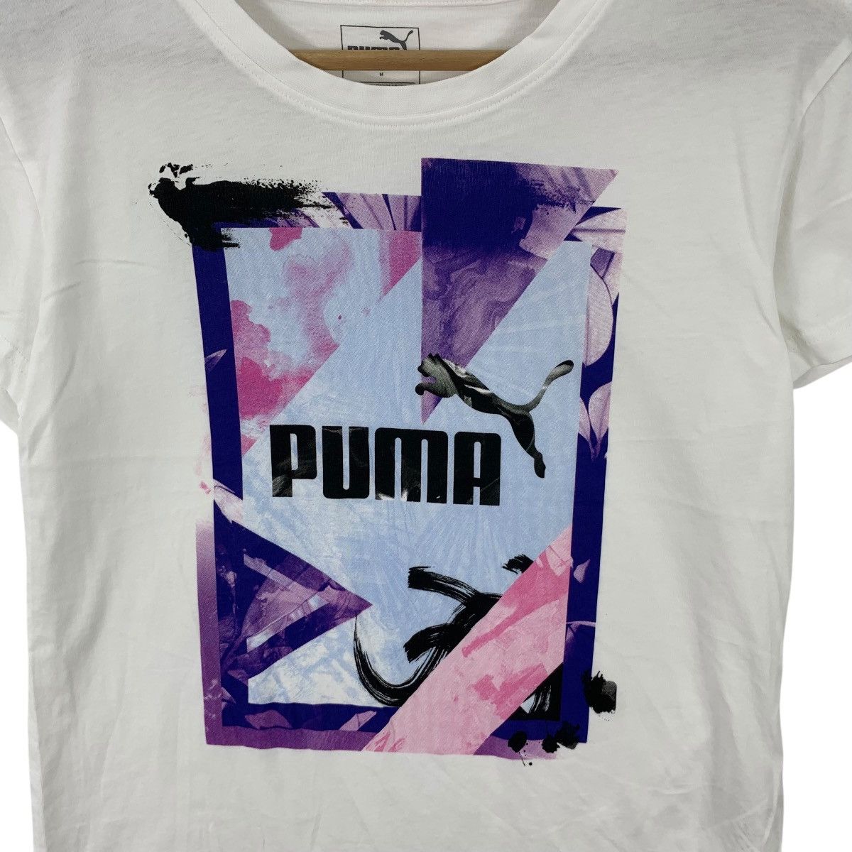 Puma PUMA SPORTSWEAR Art Logo Tennis Running Tee Shirt Size M / US 6-8 / IT 42-44 - 3 Thumbnail