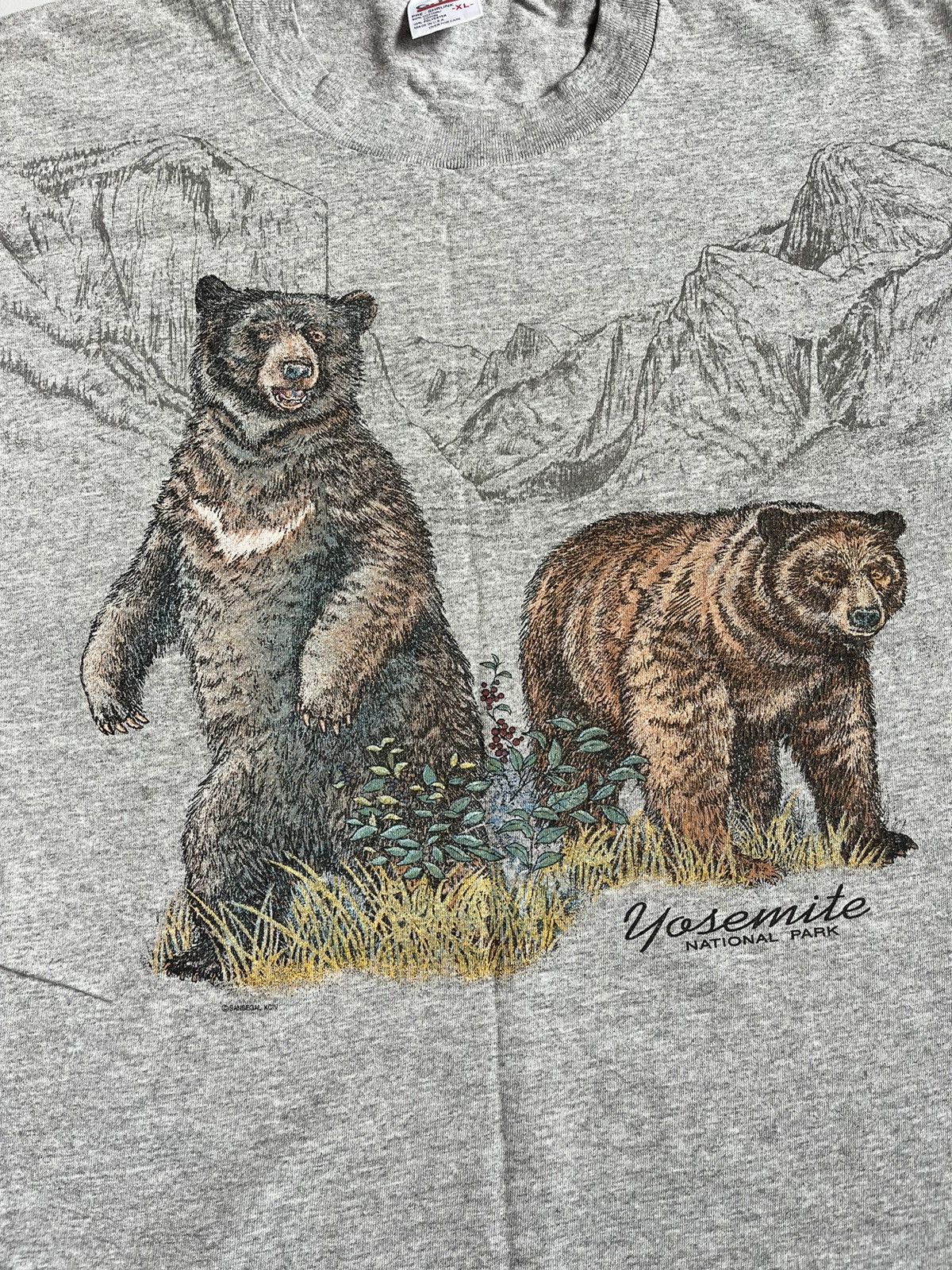 ★Grizzly OG Yosemite Bear T-シャツ 【Diamond Supply】★ Diamond Supply Co. X GRIZZLY TEAL Tee T-Shirt - Size MEDIUM