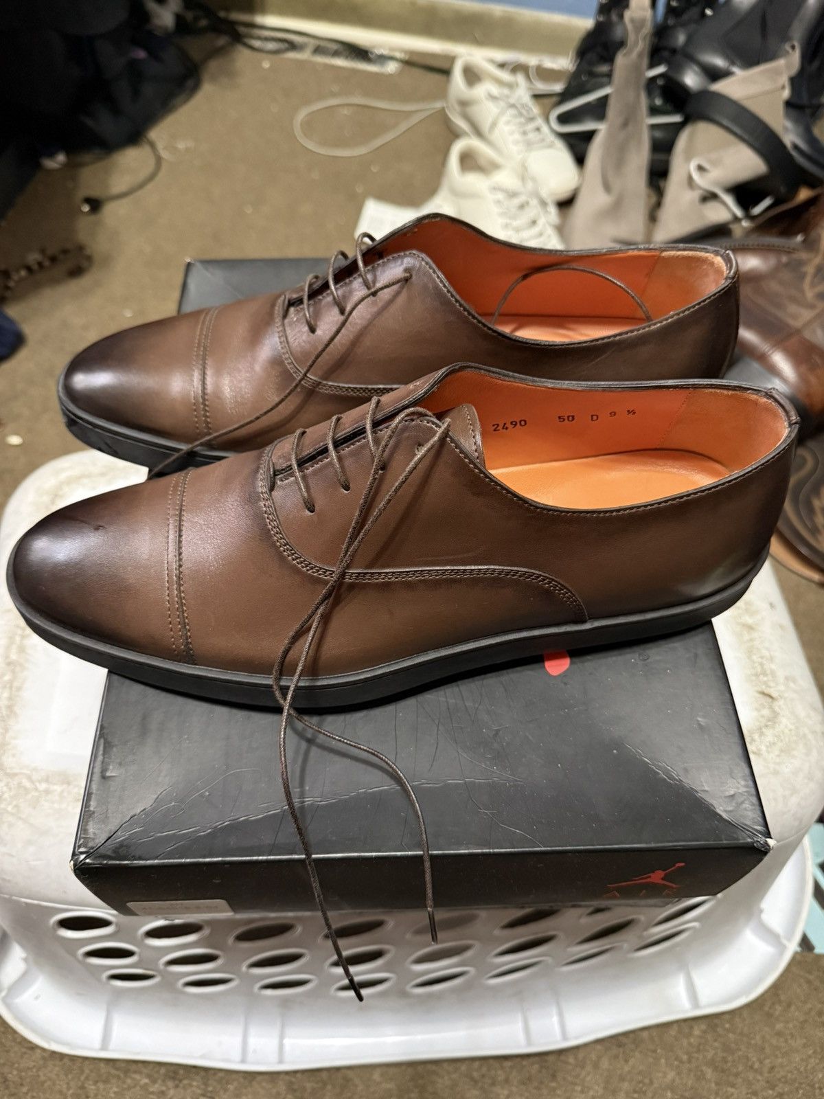 Santoni Santoni Darian lace-up osford shoes Size US 9.5 / EU 42-43 - 3 Thumbnail