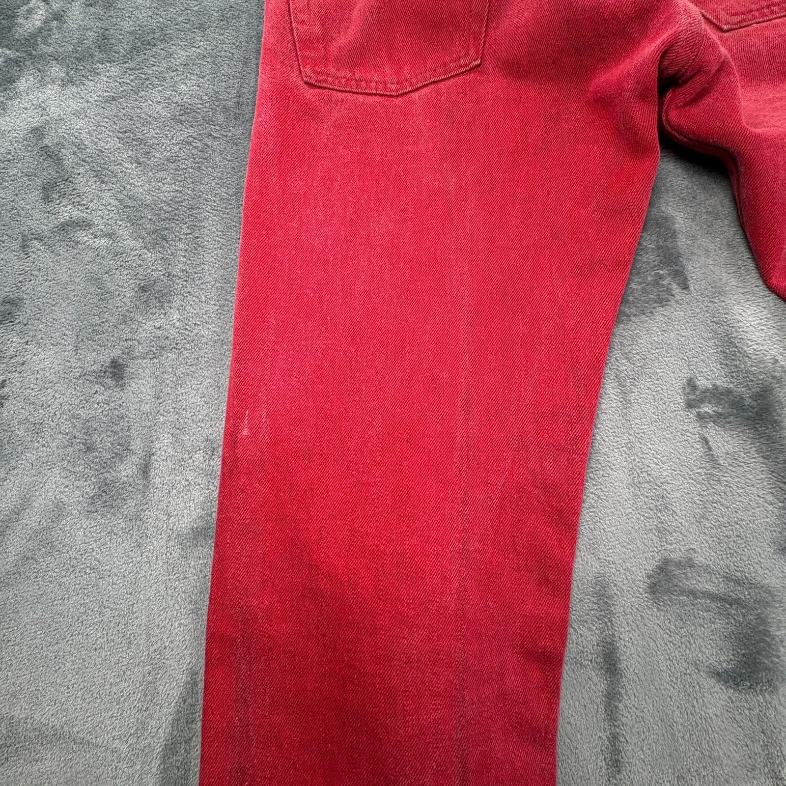 Levi's 1983 Vintage Levi’s 501 Distressed Selvedge Red USA Made Den Size US 28 / EU 44 - 10 Thumbnail
