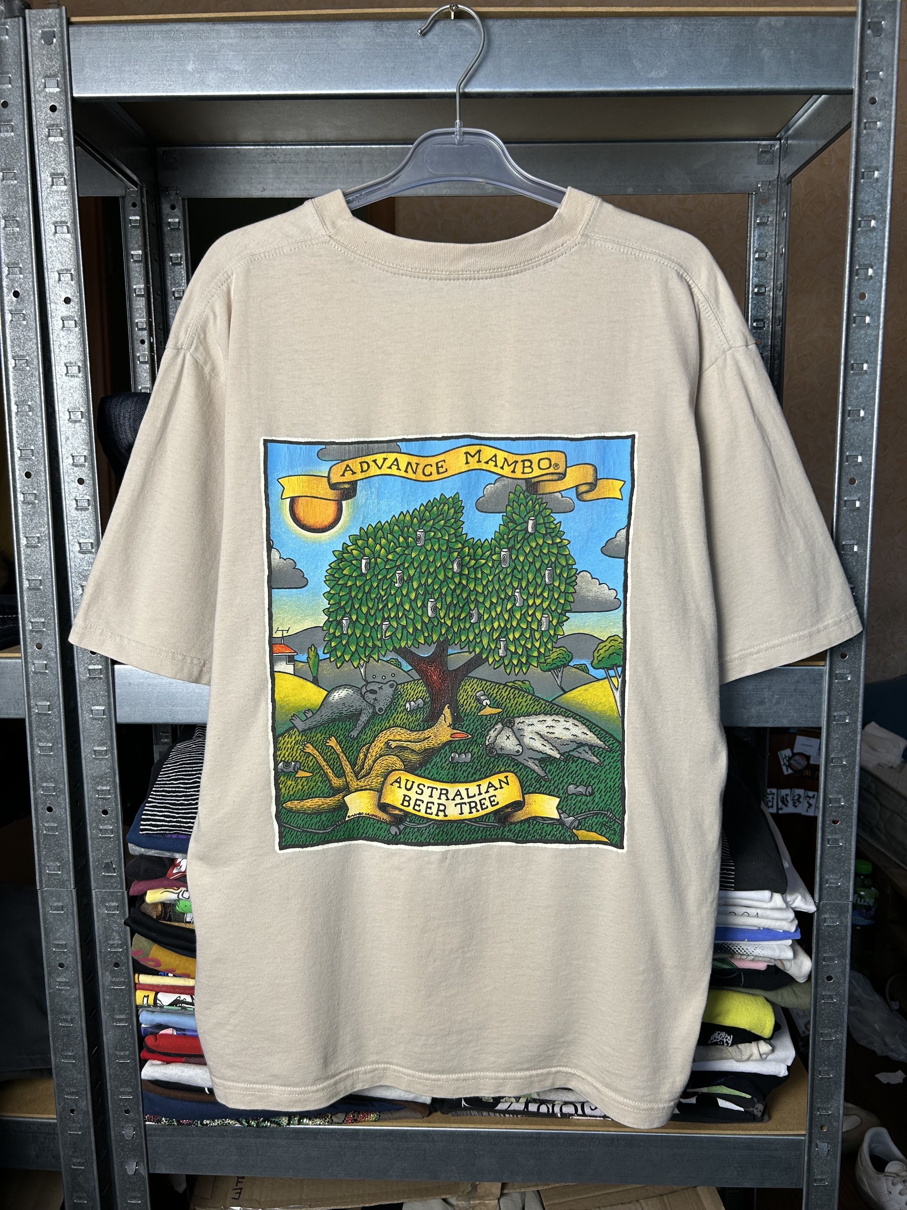 Mambo Vintage 2000 Mambo Reg Mombasa Australian Beer Tree T-shirt Size US XL / EU 56 / 4 - 1 Thumbnail