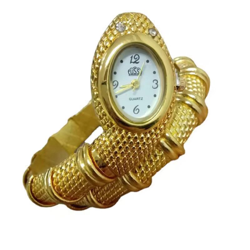 Jewelry Industrial Bracelet Watch - Cyber-Metal Mesh Timepiece Size ONE SIZE - 2 Thumbnail