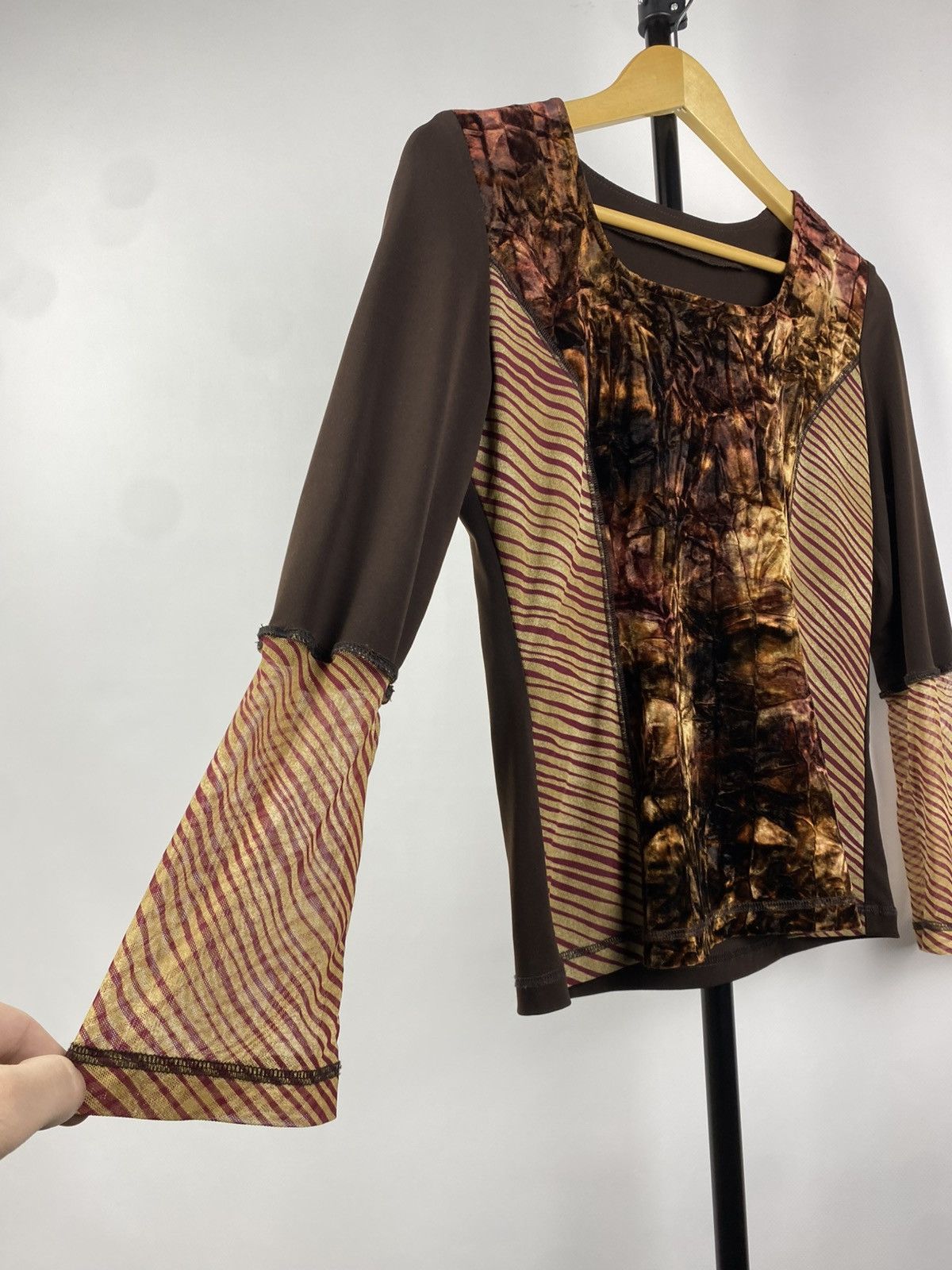 Designer × Japanese Brand × Vintage Save The Queen Jean Paul Gaultier Style Mesh Blouses Size M / US 6-8 / IT 42-44 - 2 Thumbnail