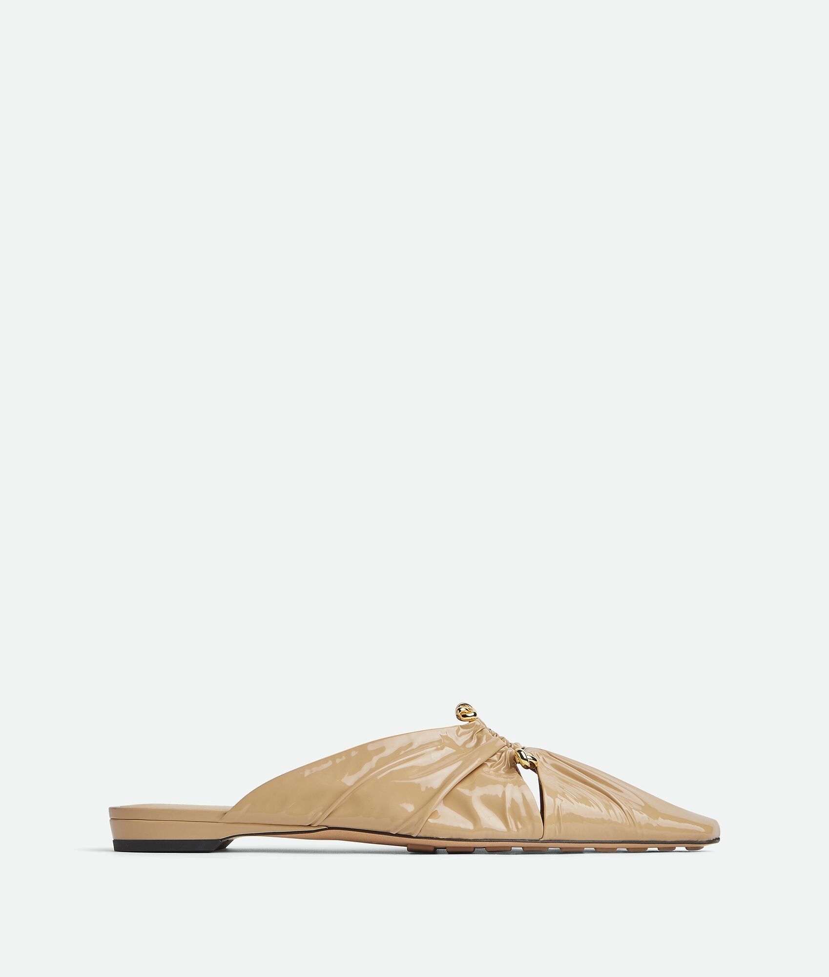 Bottega Veneta o1bcso1str0225 Bunnie Flat Mules in Beige Size US 9 / IT 39 - 1 Thumbnail
