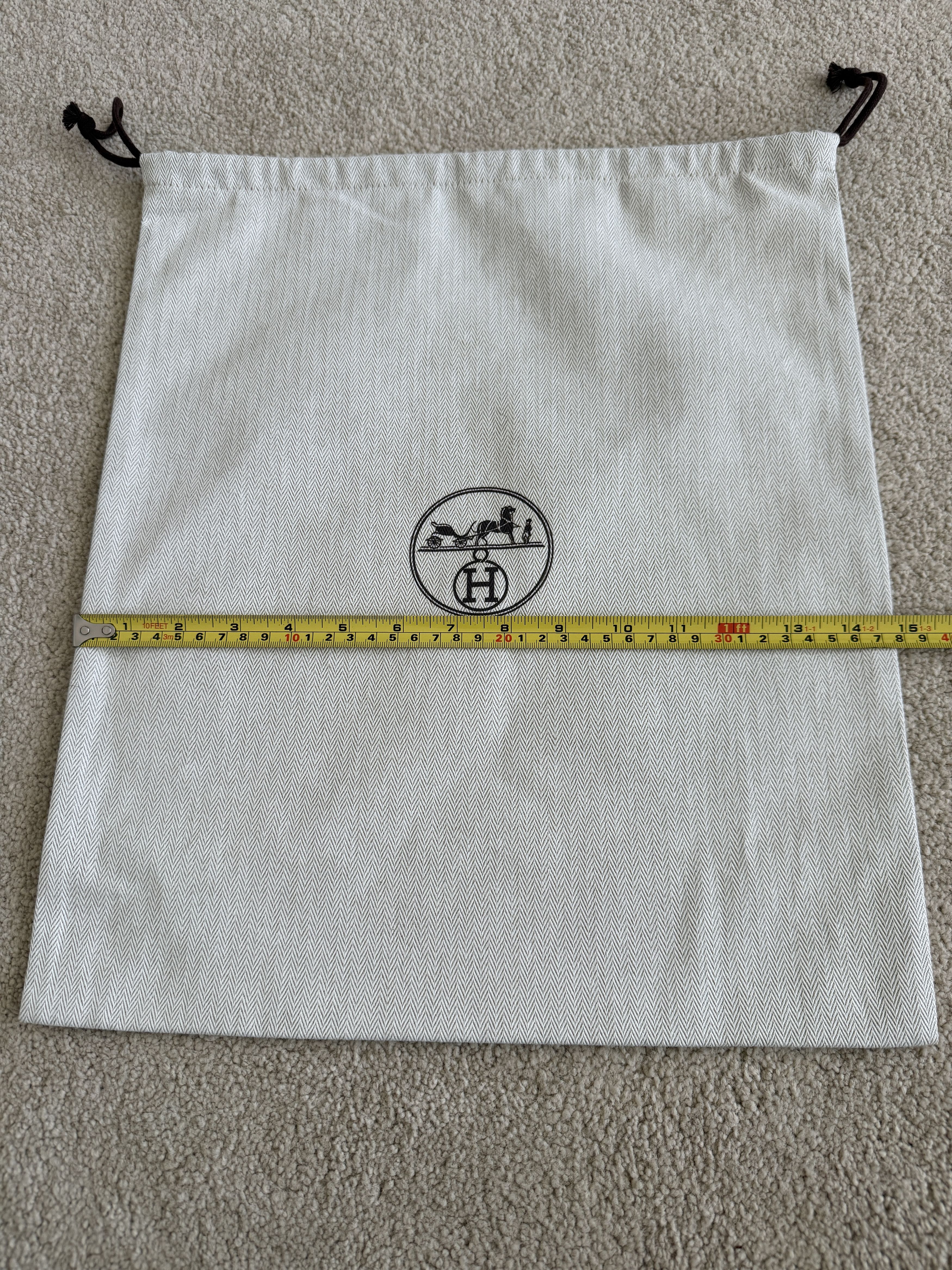 Hermes Authentic Hermes Herringbone Tweed Drawstring Dustbag Size ONE SIZE - 4 Thumbnail