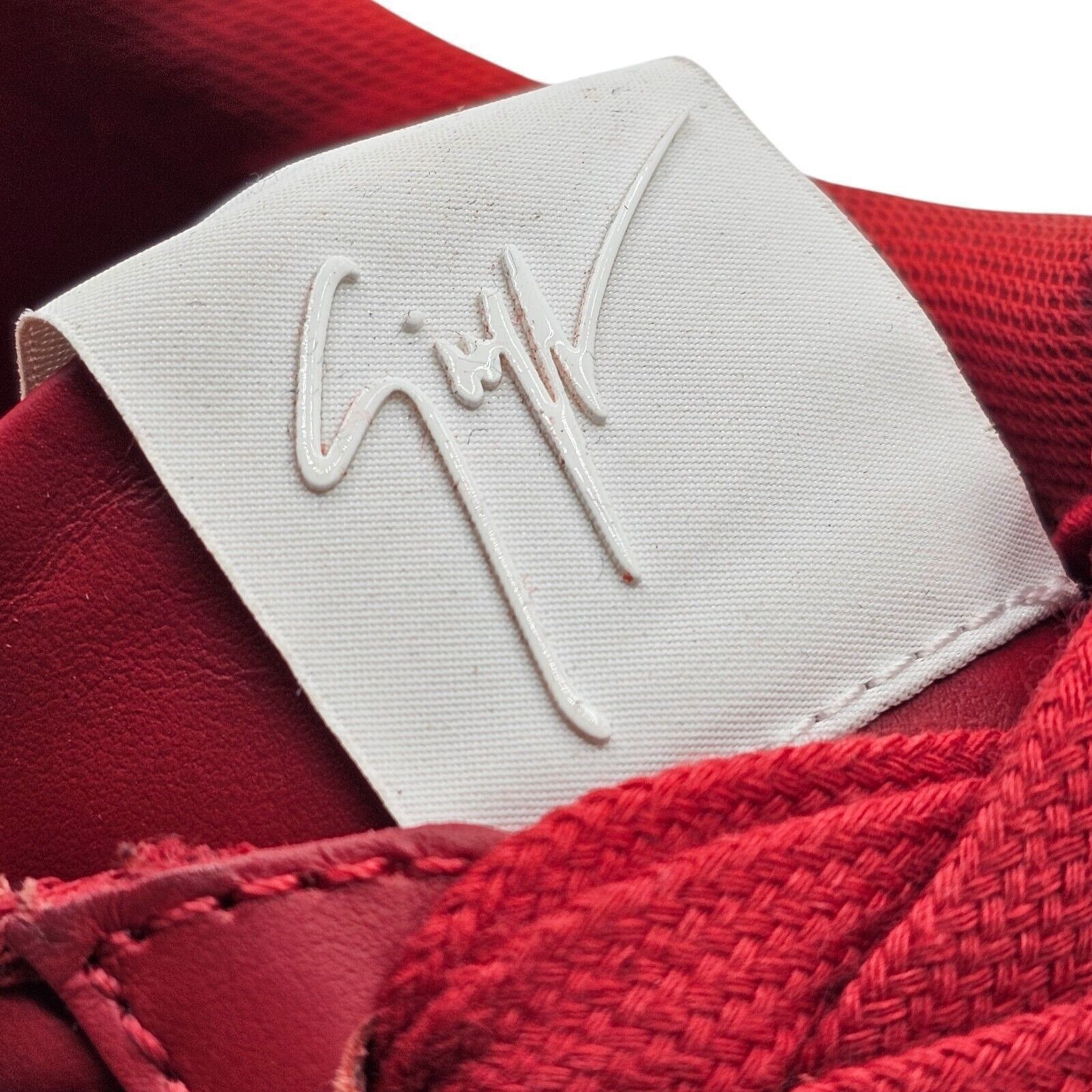 Giuseppe Zanotti Cobras Sneakers - Leather - Red - 44.5 11.5 US $995 Size US 11.5 / EU 44-45 - 7 Thumbnail