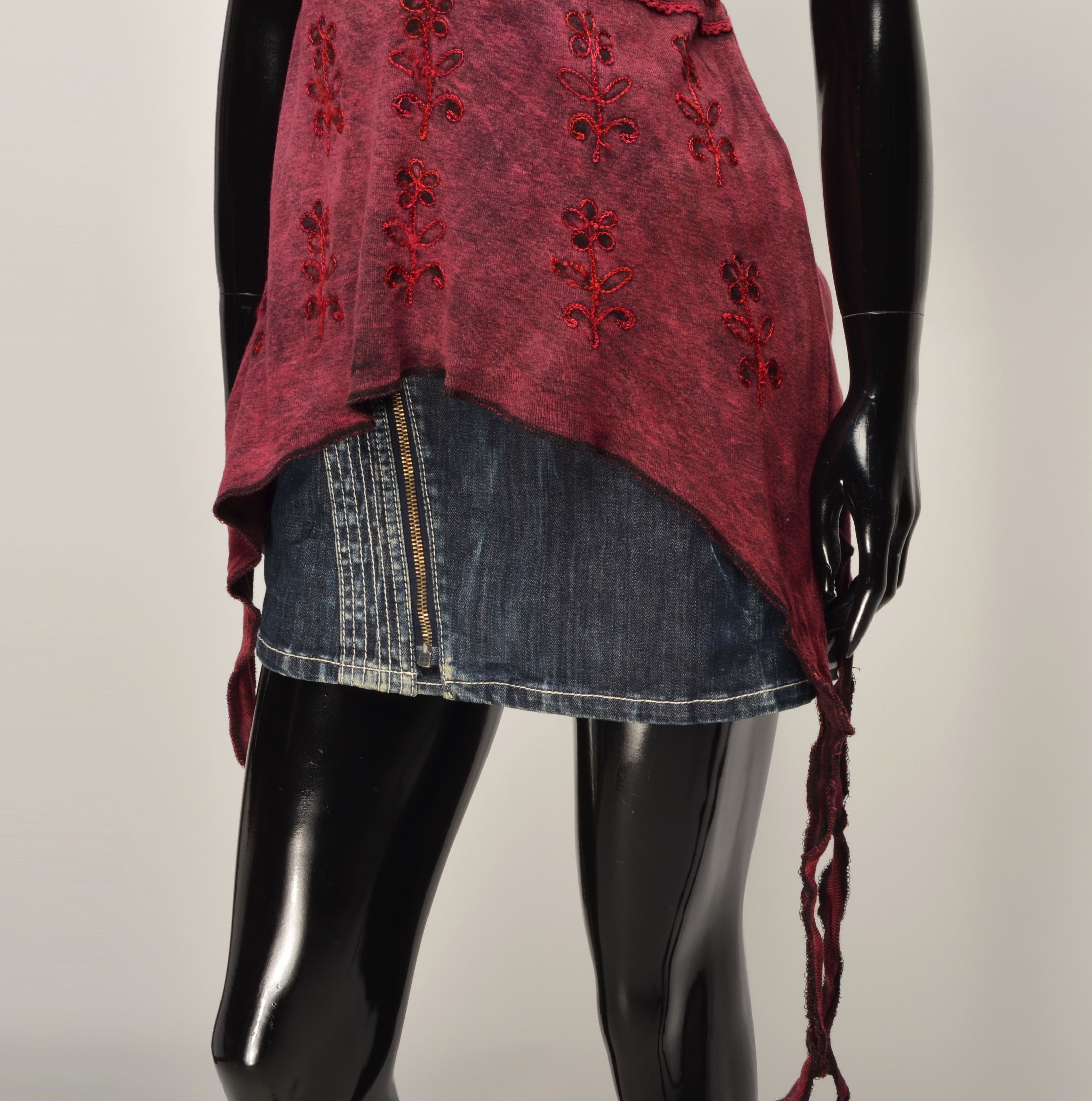 Other Vintage Fairy Y2K Boho Embroidered Straps Top Size S / US 4 / IT 40 - 3 Thumbnail