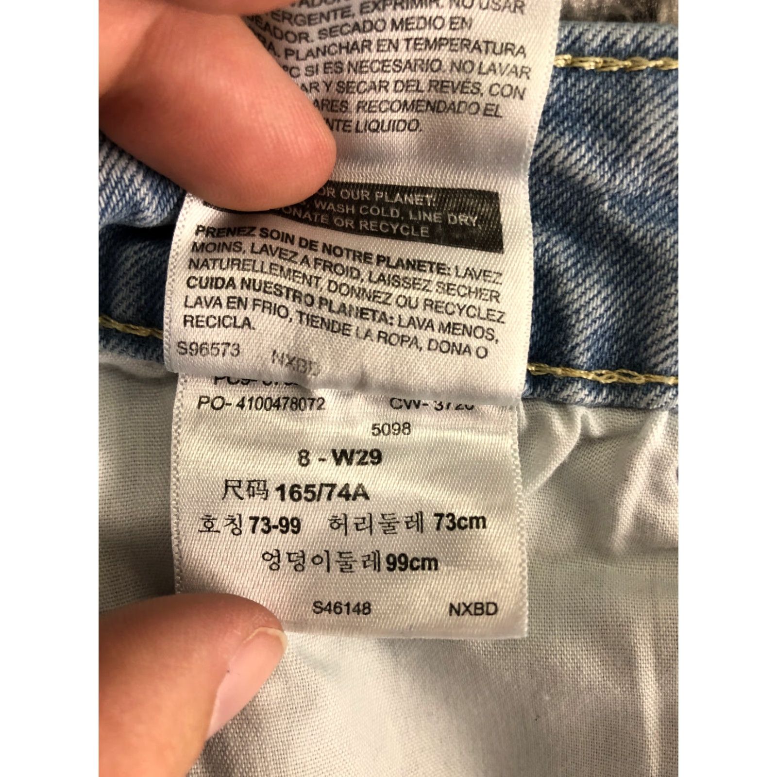 Denizen VINTAGE Denizen Womens 8 Mid Rise Boyfriend Blue Jean Shorts 30" Waist Jeans Denim Cotton City Barbi? Size 30" / US 8 / IT 44 - 8 Thumbnail