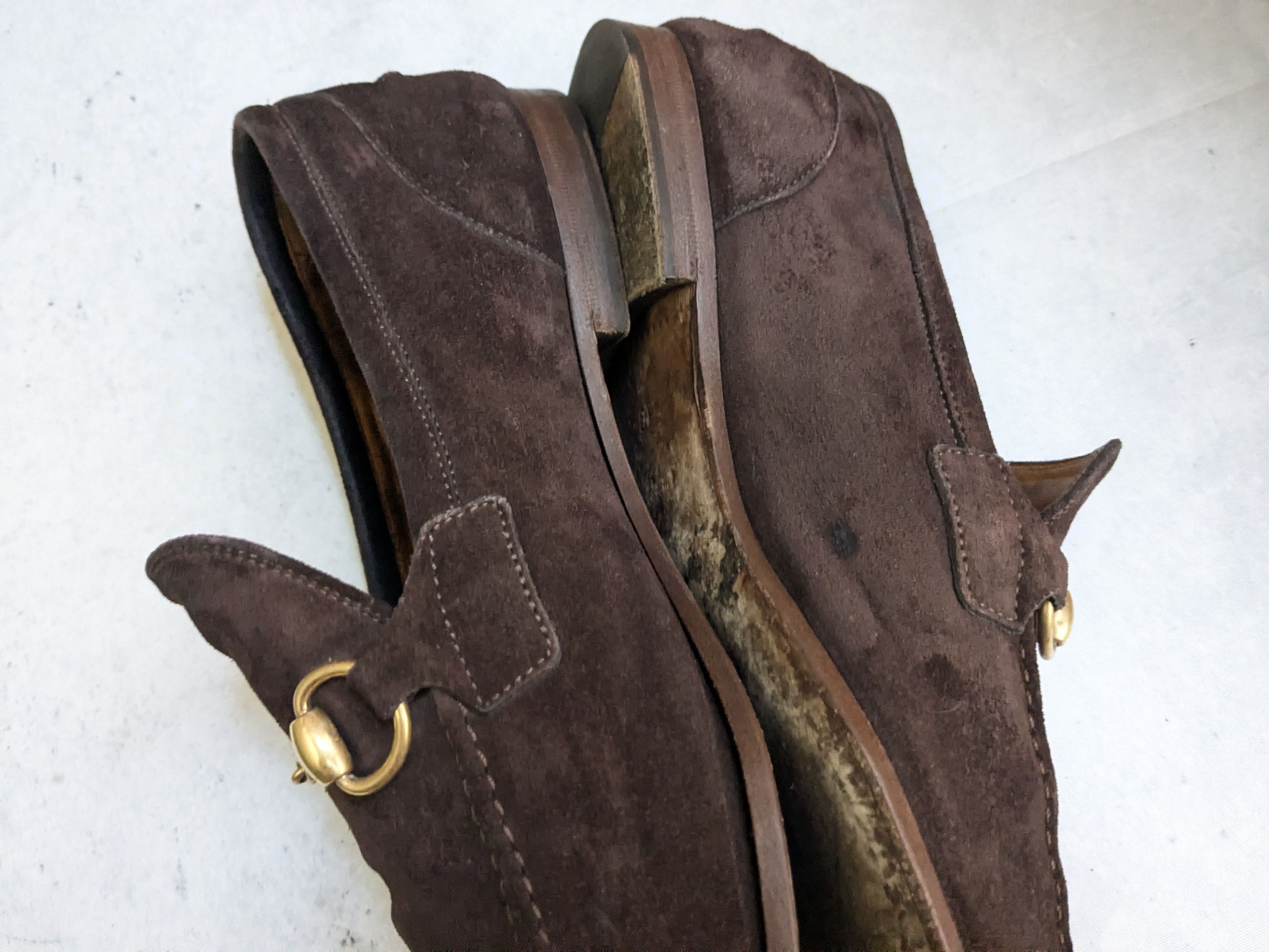 Gucci Gucci Horsebit Loafers Brown Suede 10.5 Size US 10.5 / EU 43-44 - 9 Thumbnail