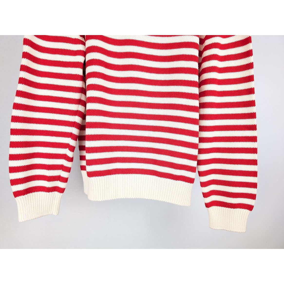 Gucci o1rshd1 Wool Cotton Long Sleeve Crewneck Sweatshirt Ivory Size US XL / EU 56 / 4 - 6 Thumbnail