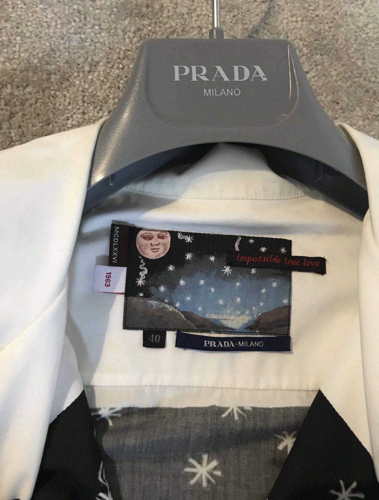 Prada Prada Impossible true love camp shirt Size US S / EU 44-46 / 1 - 2 Thumbnail