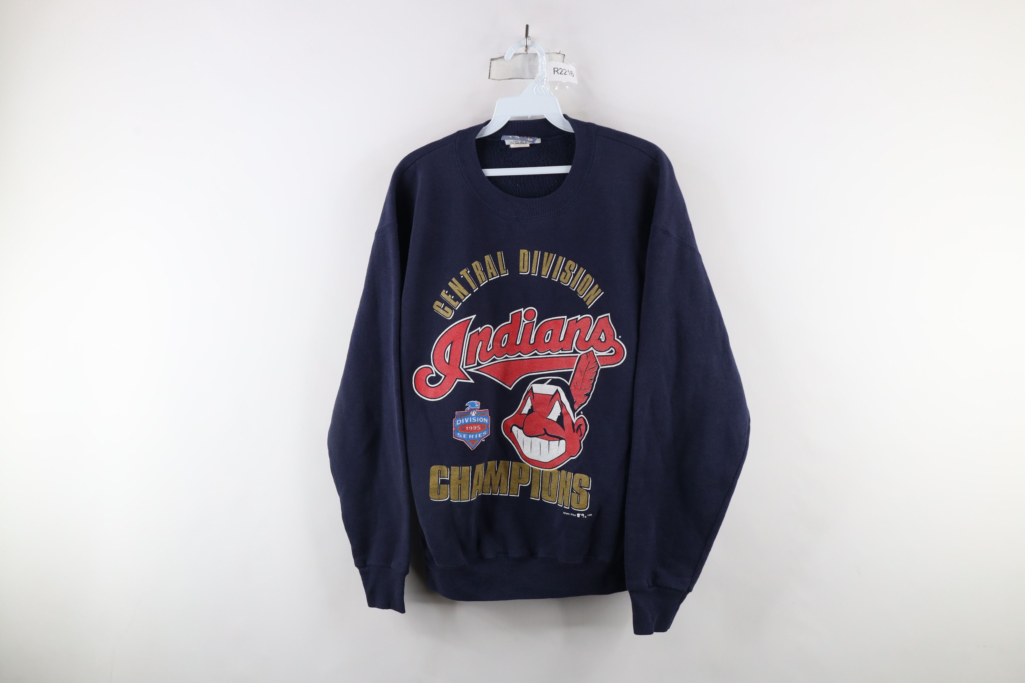 Vintage Vintage 90s Wahoo Cleveland Indians Baseball Sweatshirt USA Size US M / EU 48-50 / 2 - 1 Thumbnail