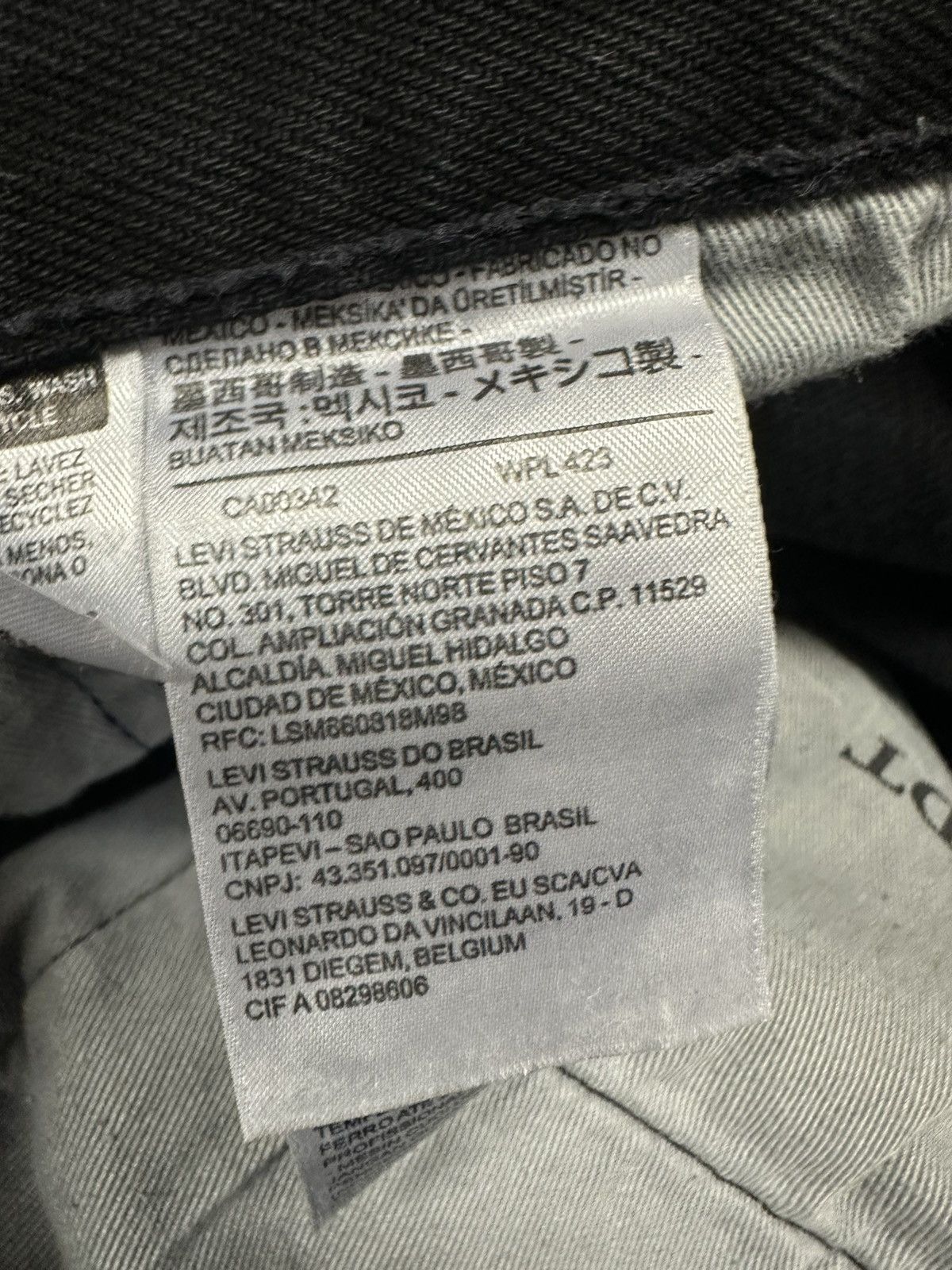 (B).Stroy × DENIM TEARS Denim tears size 30 pre owned b stroy jeans Size US 30 / EU 46 - 5 Thumbnail