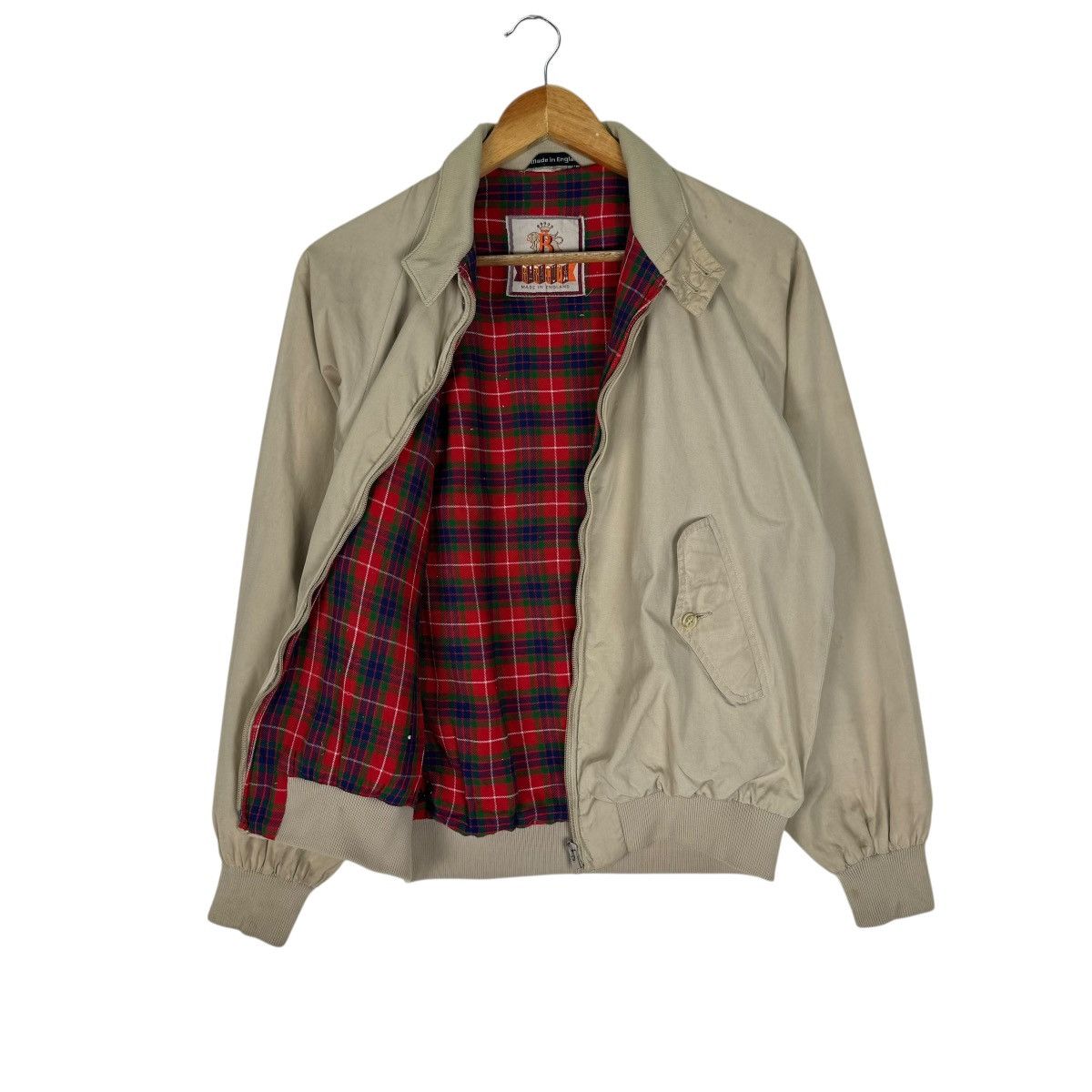 Baracuta 🌟90s BARACUTA G9 ENGLAND ZIPPER AERO HERRINGTON JACKET Size US S / EU 44-46 / 1 - 8 Thumbnail