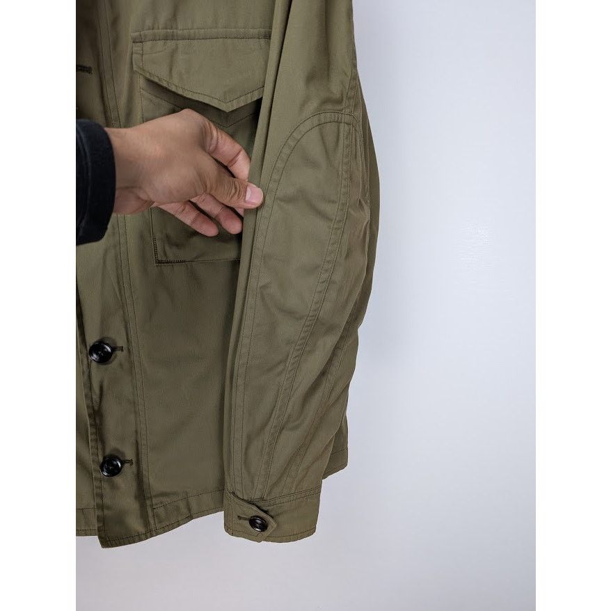 Tom Ford o1rshd1 CC20 Twill Lightweight Field Jacket in Sage Size US M / EU 48-50 / 2 - 9 Thumbnail