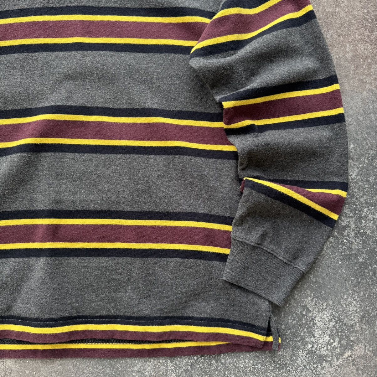 Fred Perry Fred Perry Vintage Stripped Rugby Long Sleeve T-Shirt Size US L / EU 52-54 / 3 - 7 Thumbnail
