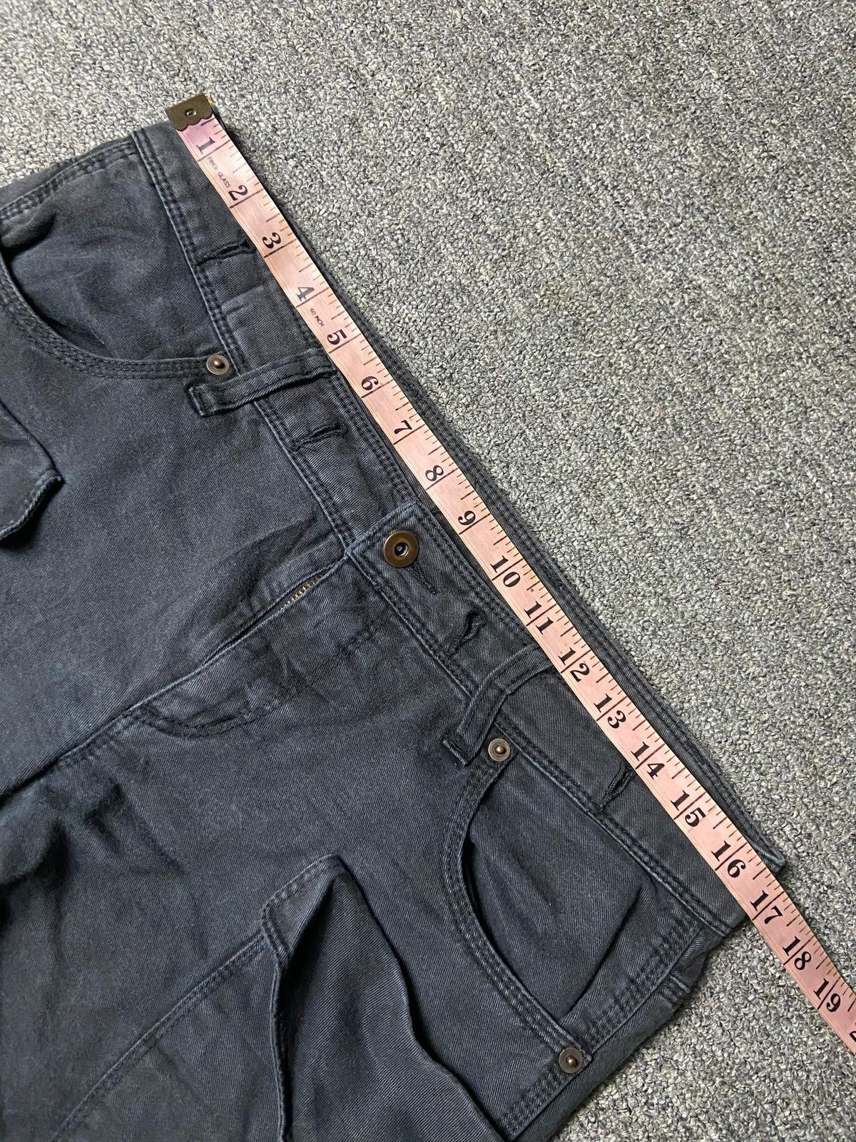 Japanese Brand Japanese Brand Black Faded Cargo Jeans Pants (162) Size US 33 - 5 Thumbnail