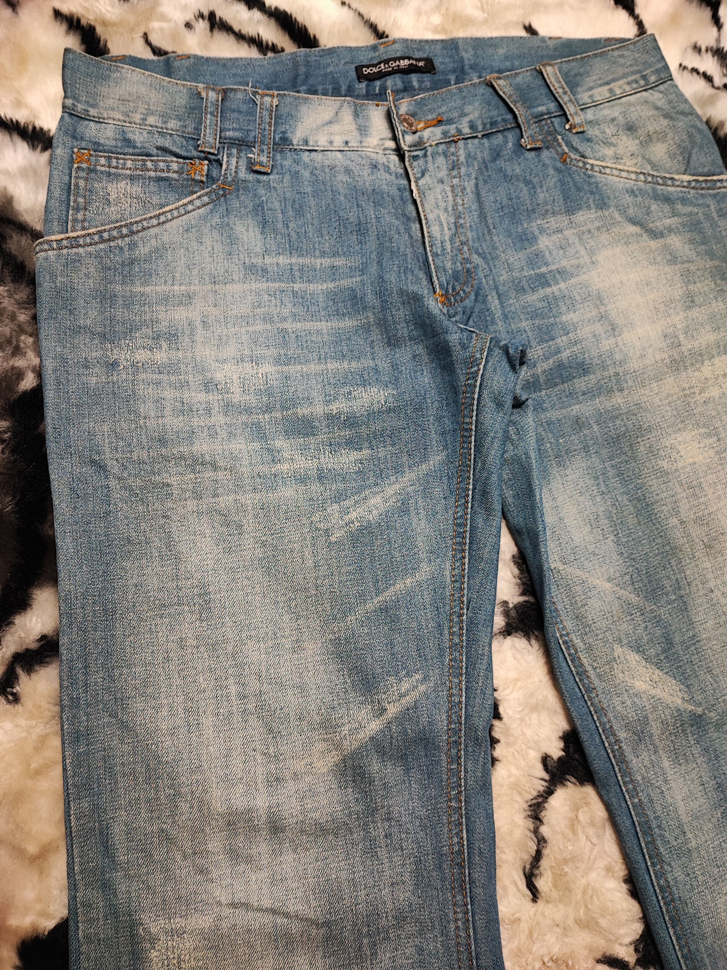 Dolce & Gabbana D&G Dolce&Gabbana Logo Jeans DISTRESSED Pants Size US 36 / EU 52 - 7 Thumbnail