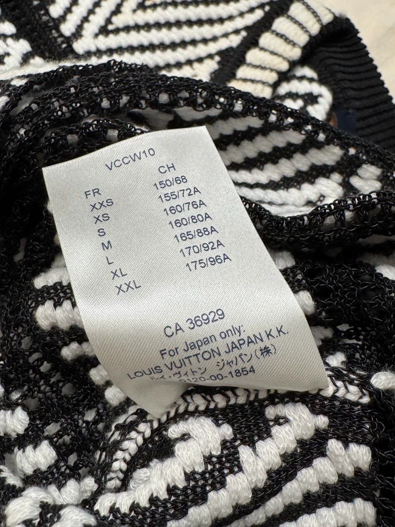 Louis Vuitton Louis Vuitton Knitted v-cut striped short sleeves Size US M / EU 48-50 / 2 - 6 Thumbnail