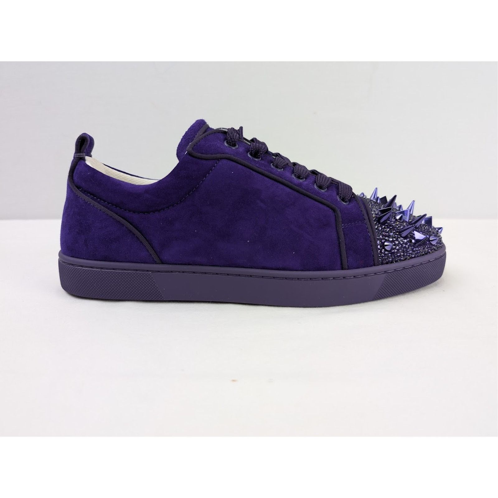 Christian Louboutin o1rshd1 Junior Pik Strass Sneakers in Blue Size US 10 / EU 43 - 3 Thumbnail
