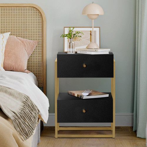 Designer × Homemade Nightstands Set of 2 with Charging Station and USB Ports, Re Size US L / EU 52-54 / 3 - 8 Thumbnail