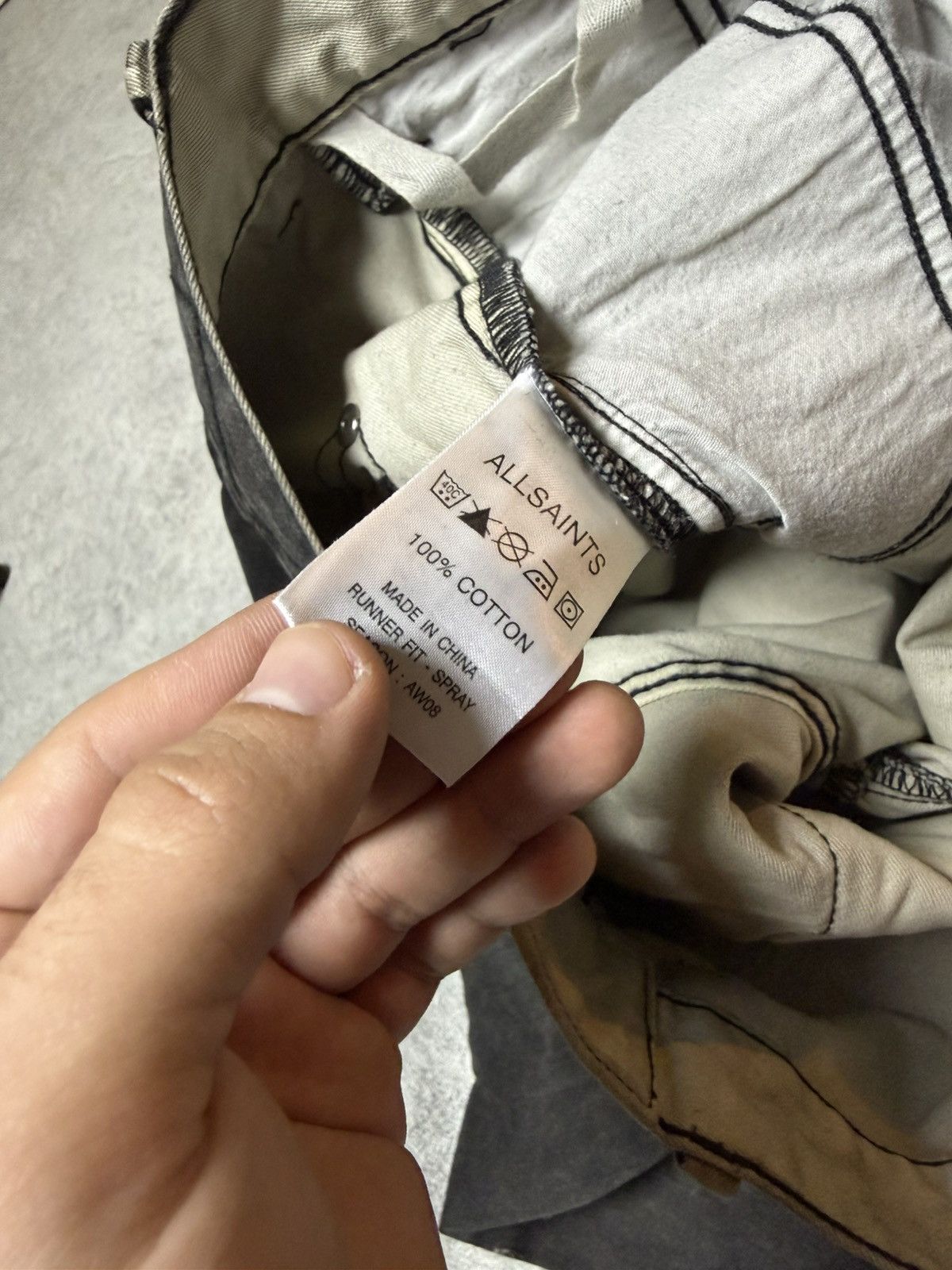 Allsaints LGB ALLSAINTS SPITALFIELDS AUTIN WINTER 2008 " METAMORHOSIS" Size US 32 / EU 48 - 11 Thumbnail