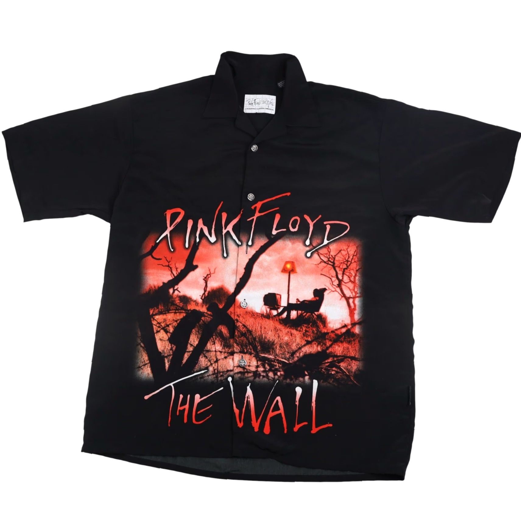 Vintage VINTAGE Dragonfly Shirt XL Men Black TV Button Up Pink Floyd The Wall Y2k Dragonfly Pink Floyd The Wall TV Button Up Shirt XL Mens Black Size US XL / EU 56 / 4 - 2 Thumbnail